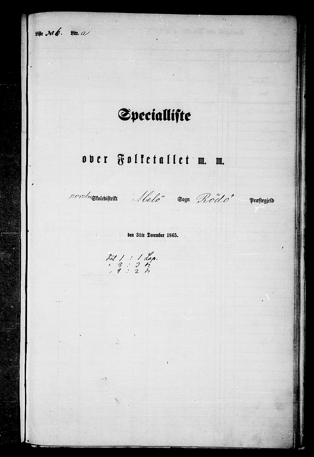 RA, 1865 census for Rødøy, 1865, p. 132