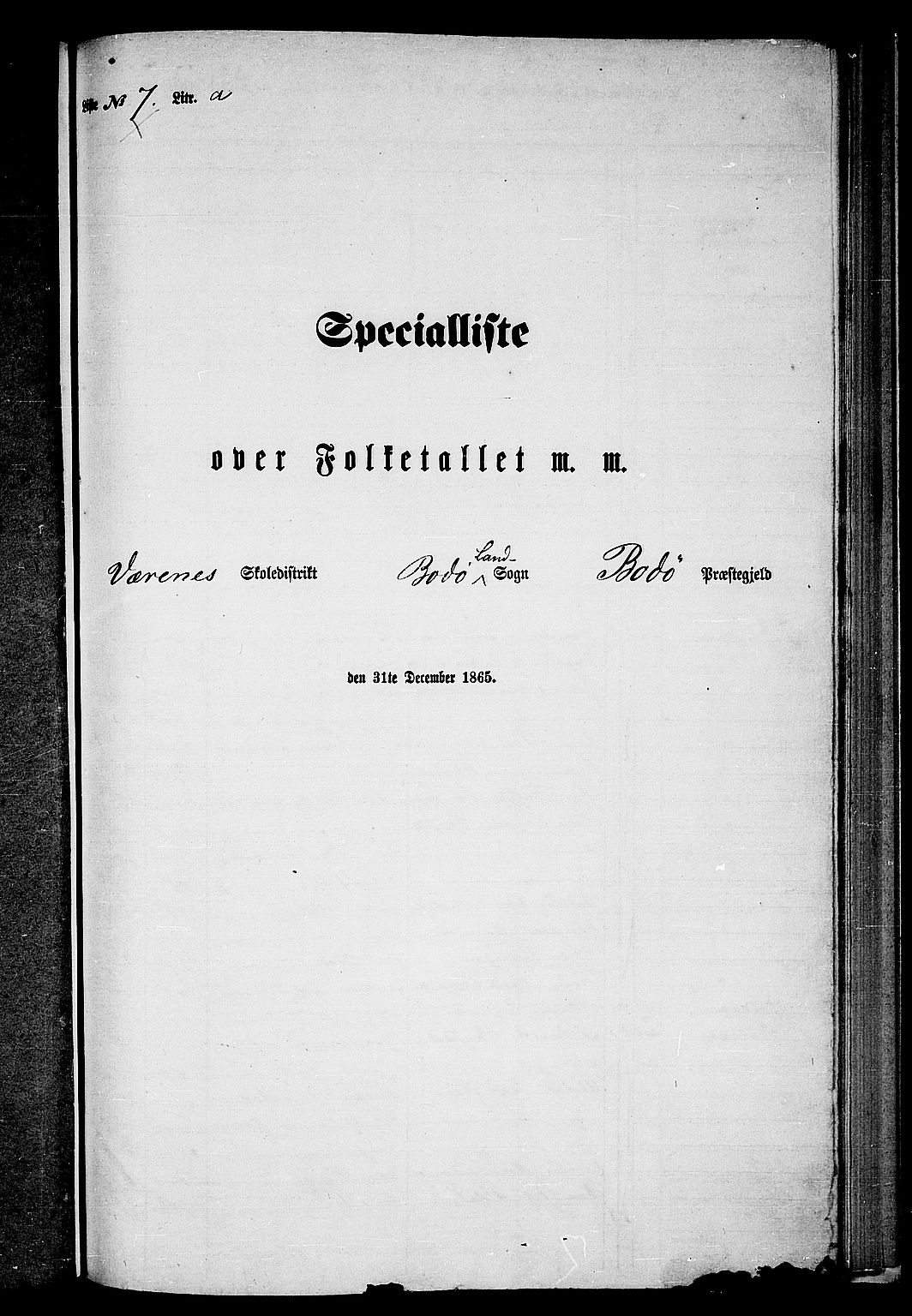 RA, 1865 census for Bodø/Bodø, 1865, p. 135