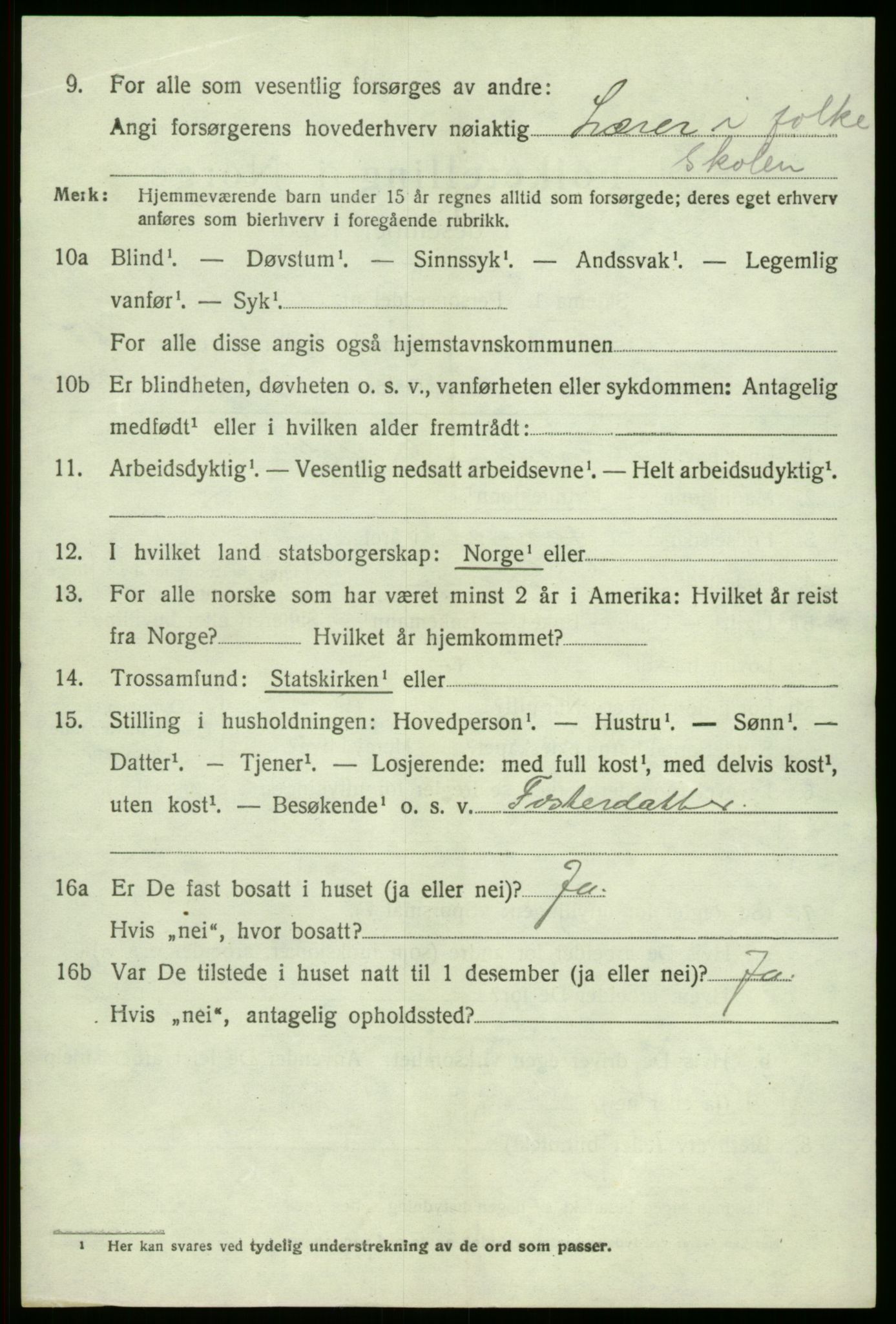 SAB, 1920 census for Fana, 1920, p. 22450