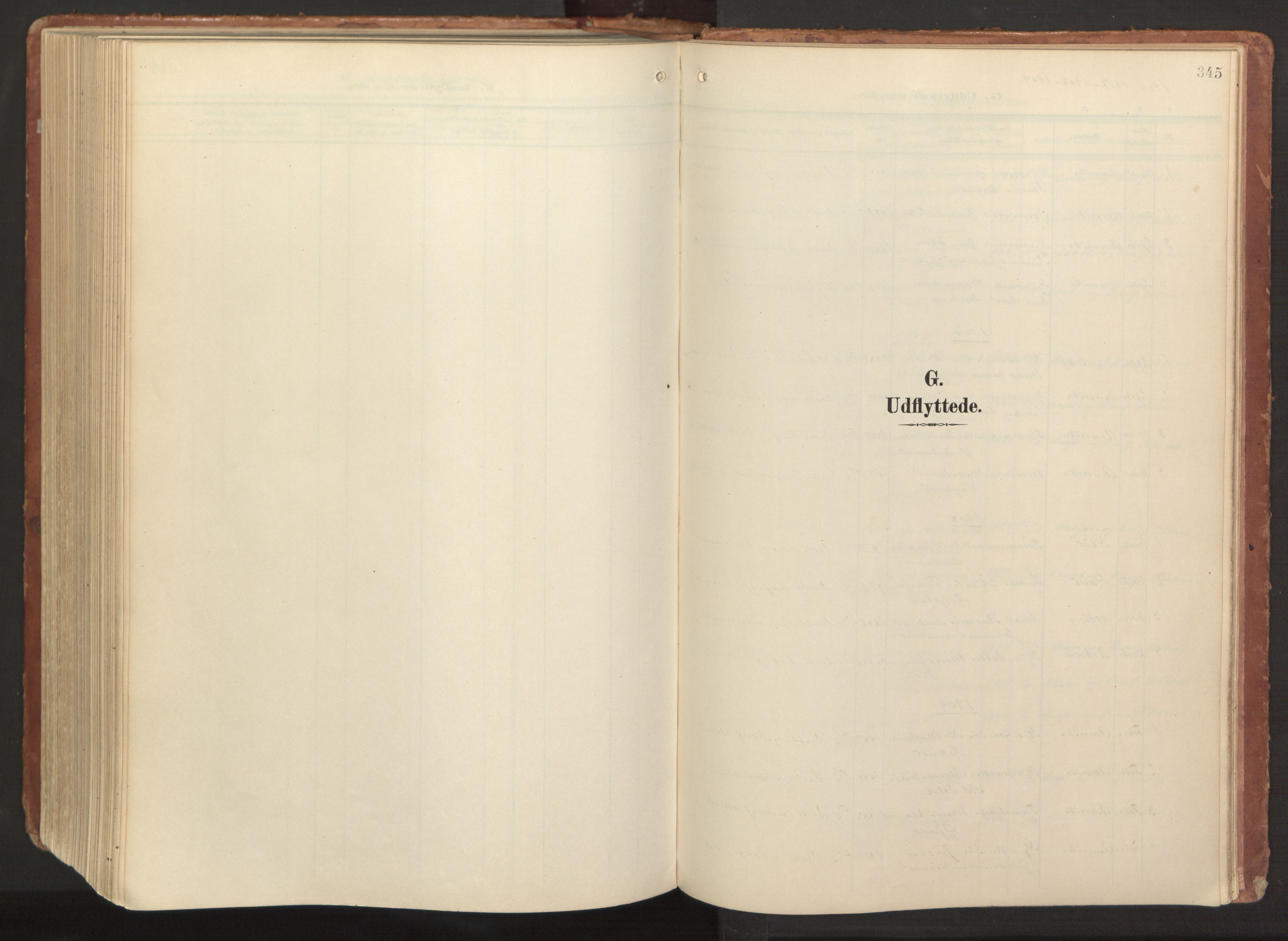 Hamre sokneprestembete, SAB/A-75501/H/Ha/Haa/Haab/L0002: Parish register (official) no. B 2, 1905-1924, p. 345