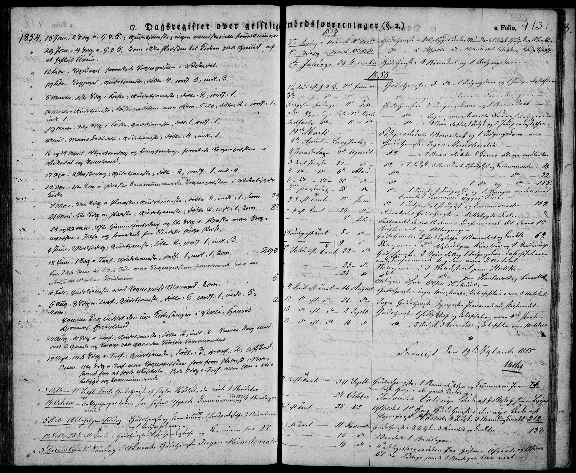 Skjold sokneprestkontor, AV/SAST-A-101847/H/Ha/Haa/L0005: Parish register (official) no. A 5, 1830-1856, p. 413