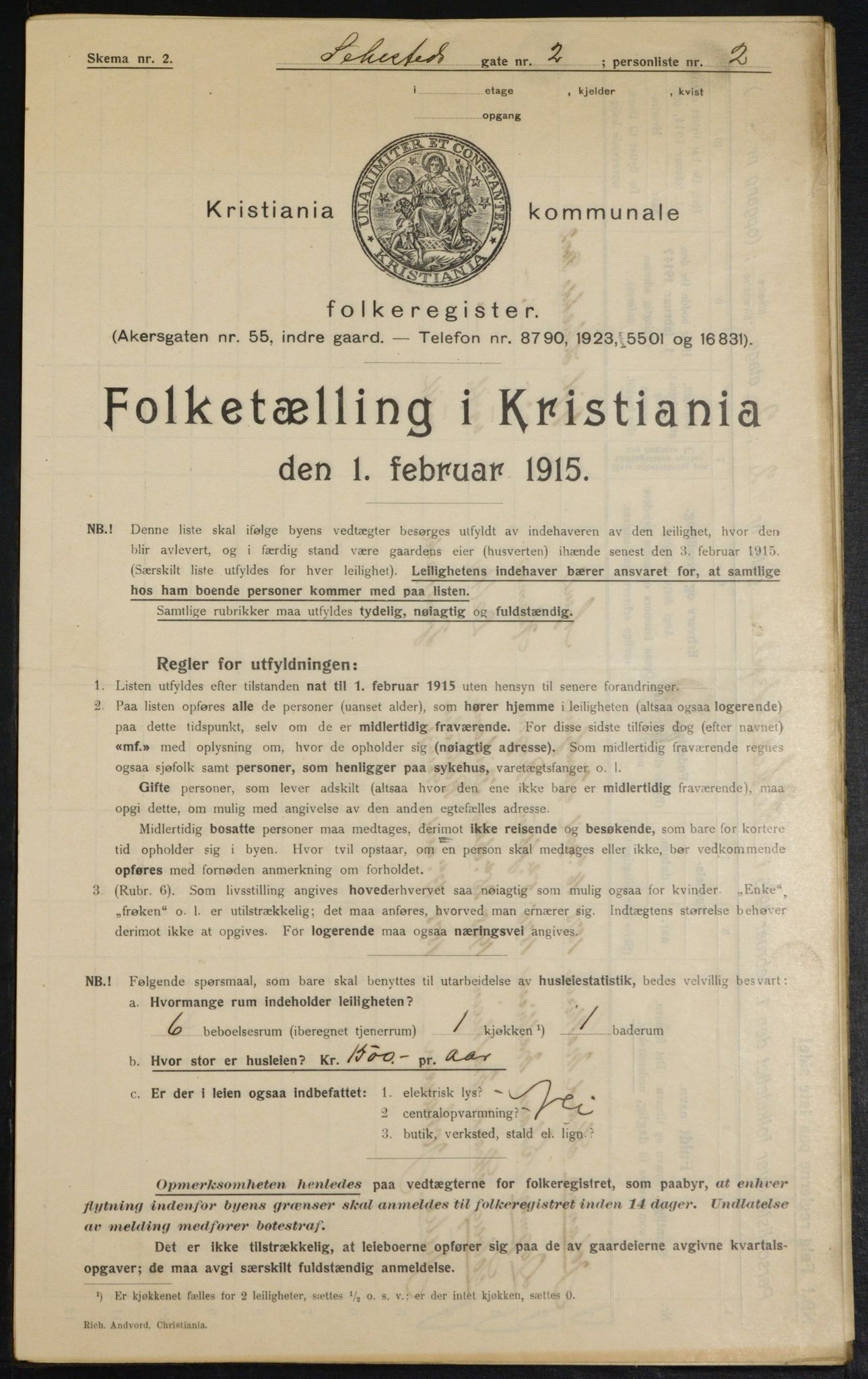 OBA, Municipal Census 1915 for Kristiania, 1915, p. 93553