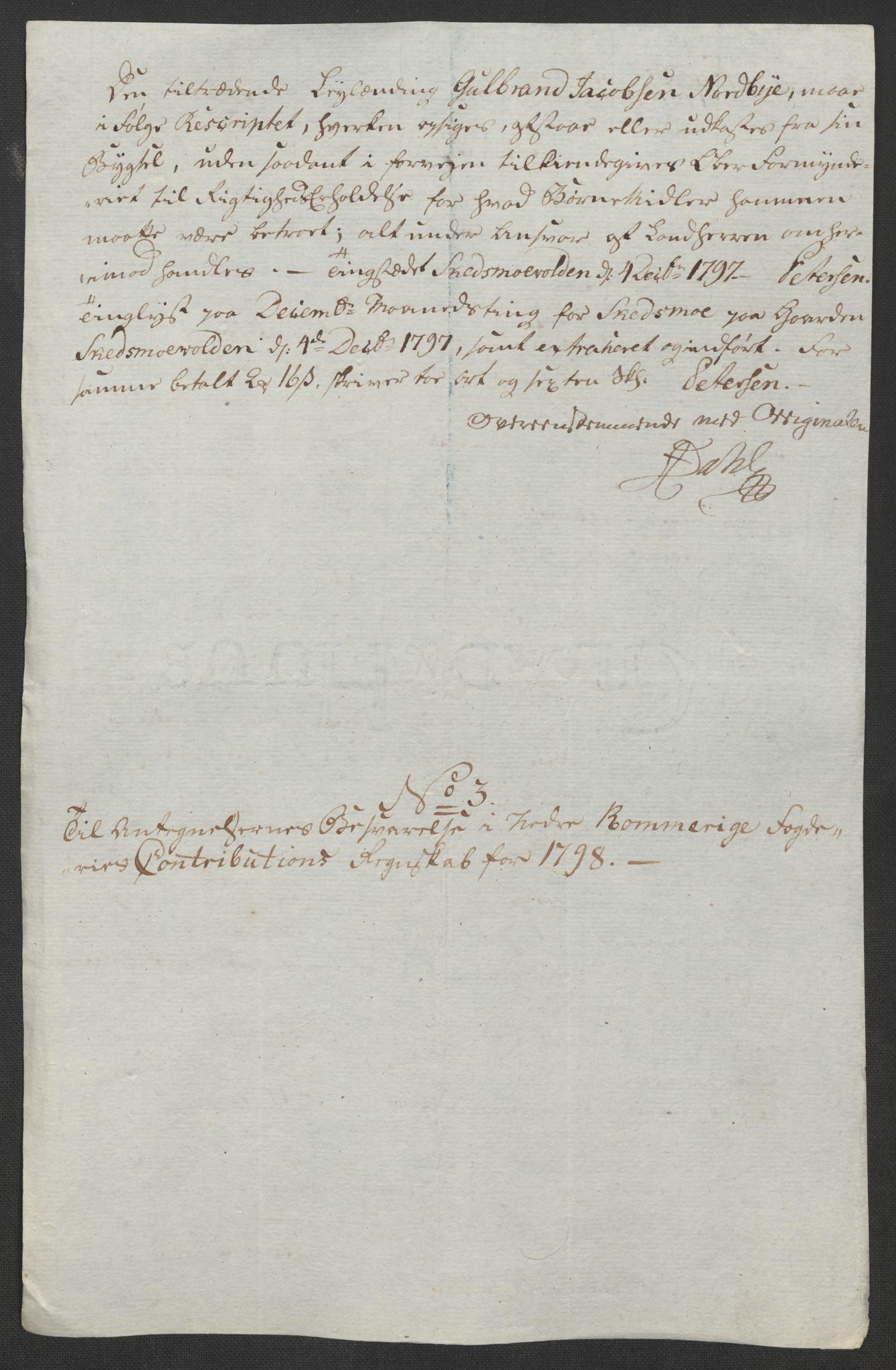 Rentekammeret inntil 1814, Reviderte regnskaper, Fogderegnskap, AV/RA-EA-4092/R11/L0674: Fogderegnskap Nedre Romerike, 1798, p. 565