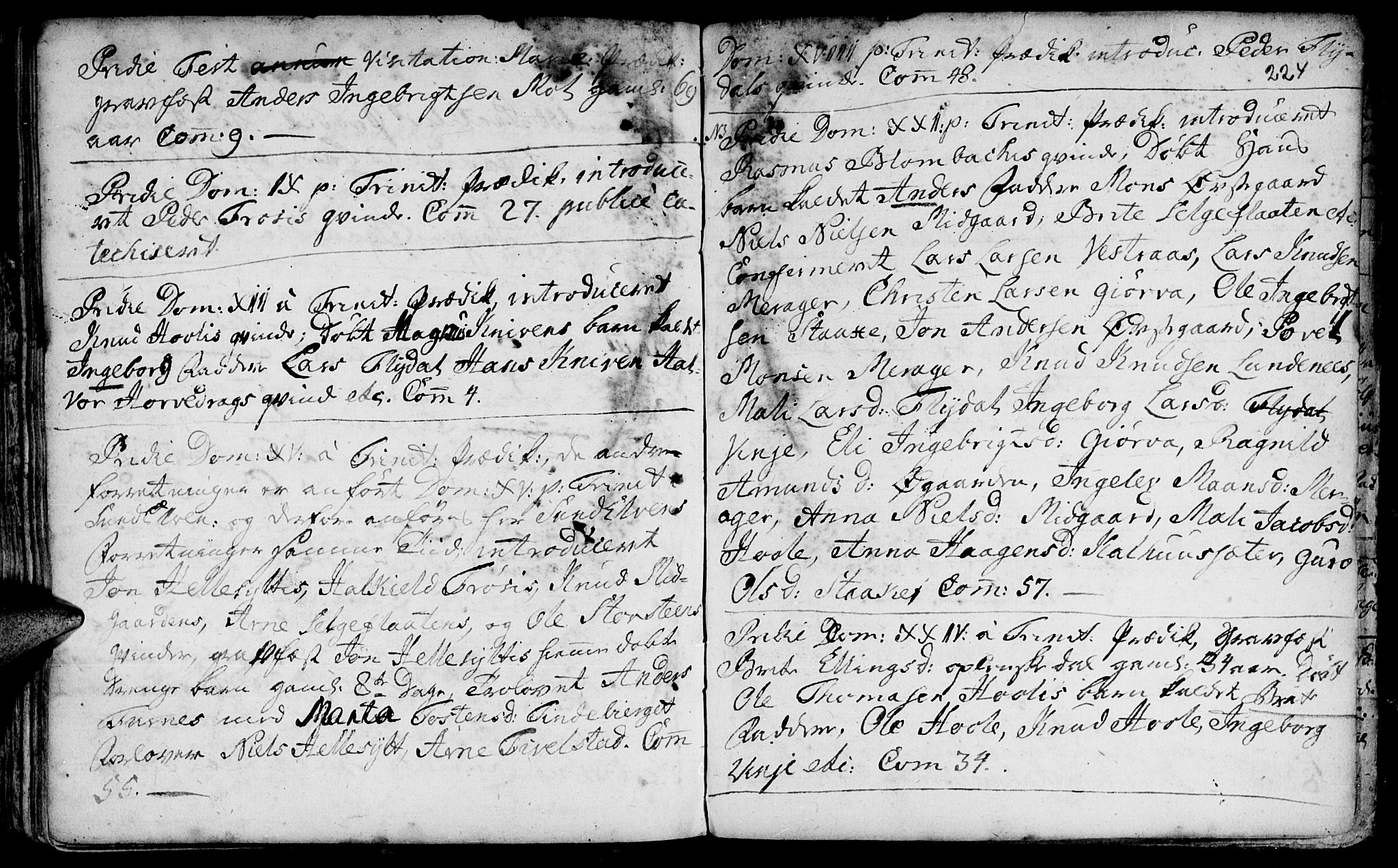 Ministerialprotokoller, klokkerbøker og fødselsregistre - Møre og Romsdal, AV/SAT-A-1454/519/L0242: Parish register (official) no. 519A01 /3, 1736-1761, p. 224