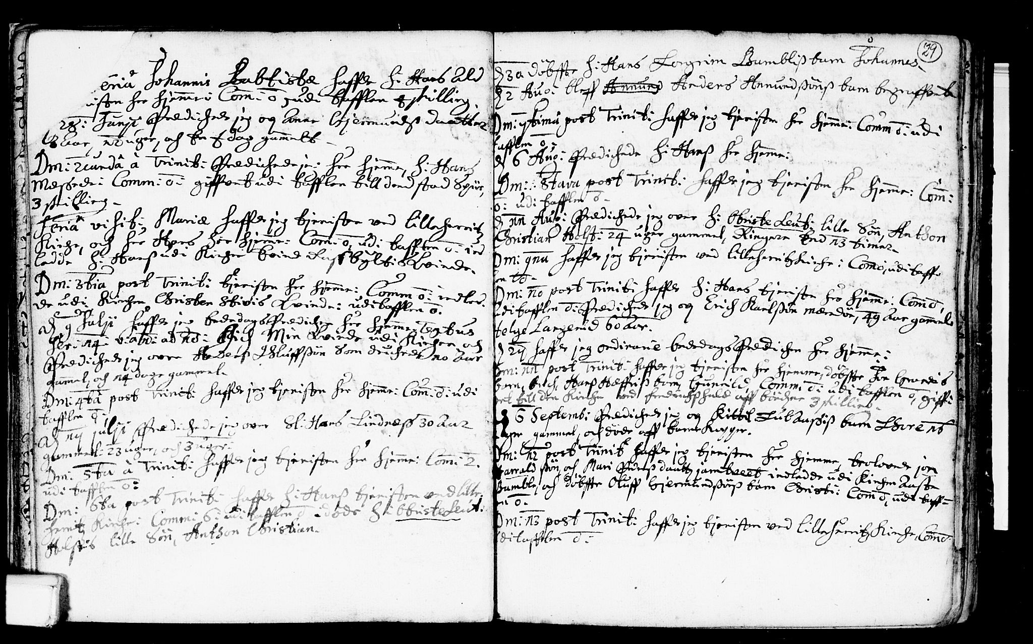 Heddal kirkebøker, AV/SAKO-A-268/F/Fa/L0001: Parish register (official) no. I 1, 1648-1699, p. 29