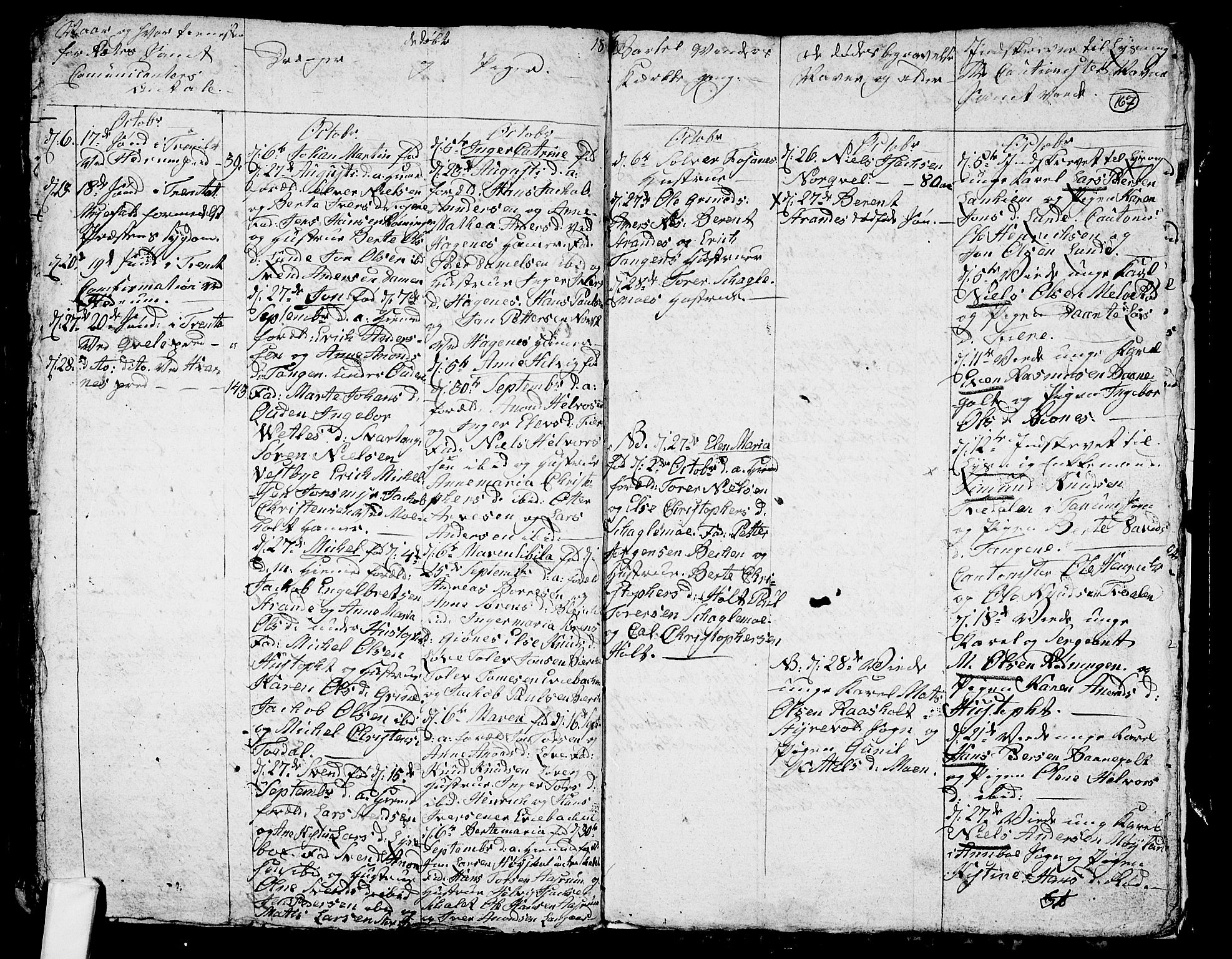 Hedrum kirkebøker, AV/SAKO-A-344/G/Ga/L0002: Parish register (copy) no. I 2, 1803-1817, p. 167