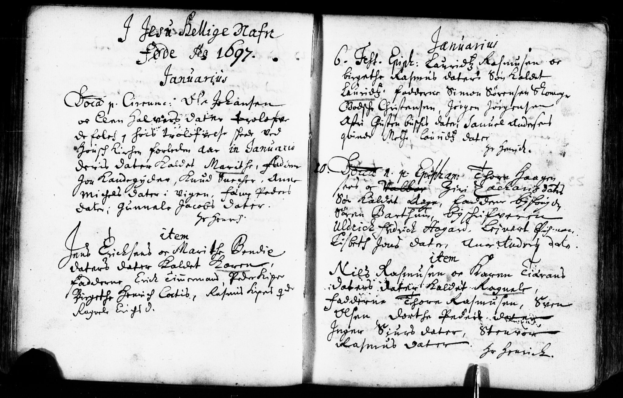 Domkirken sokneprestkontor, AV/SAST-A-101812/001/30/30BB/L0001: Parish register (copy) no. B 1, 1688-1714