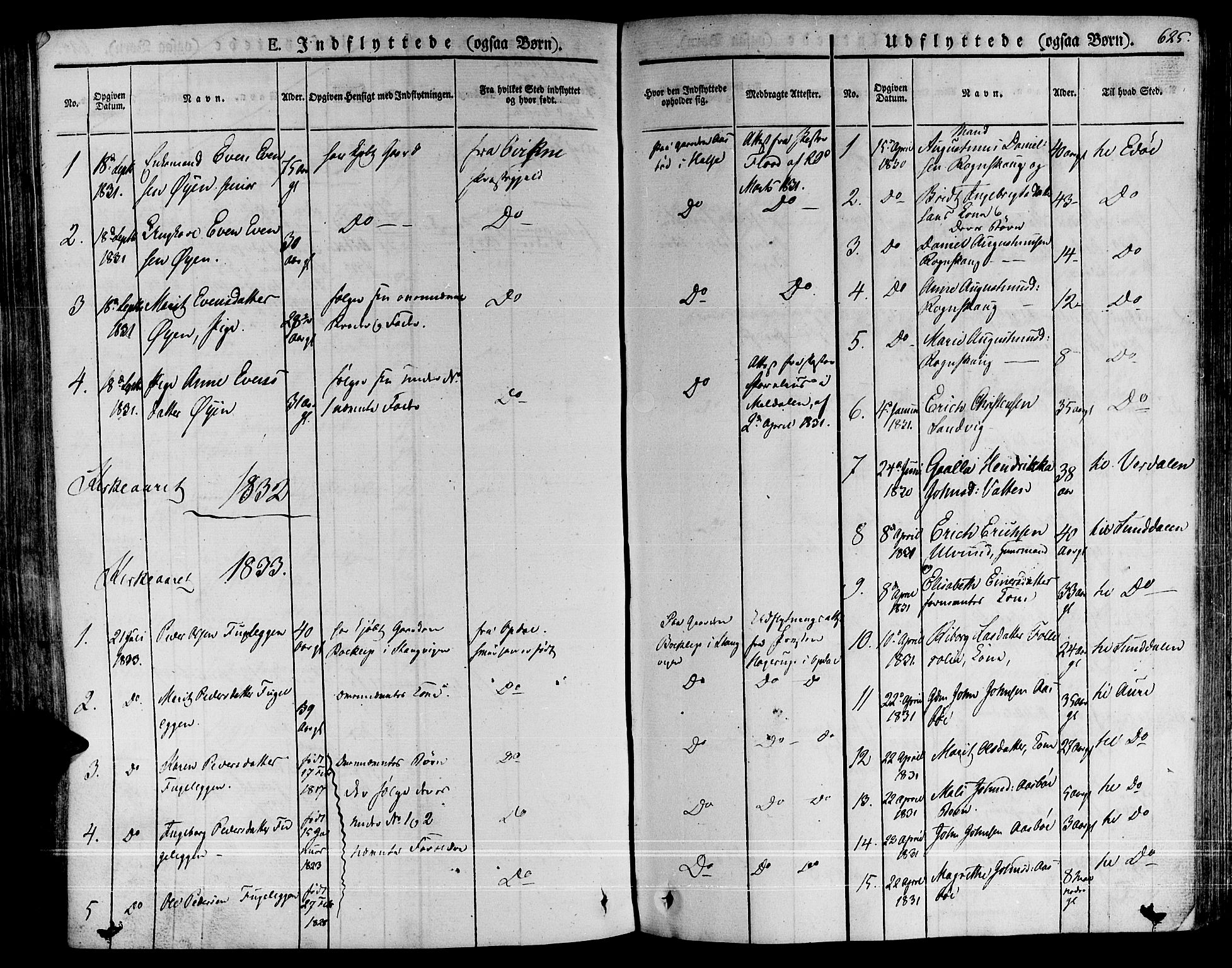 Ministerialprotokoller, klokkerbøker og fødselsregistre - Møre og Romsdal, AV/SAT-A-1454/592/L1024: Parish register (official) no. 592A03 /1, 1831-1849, p. 625