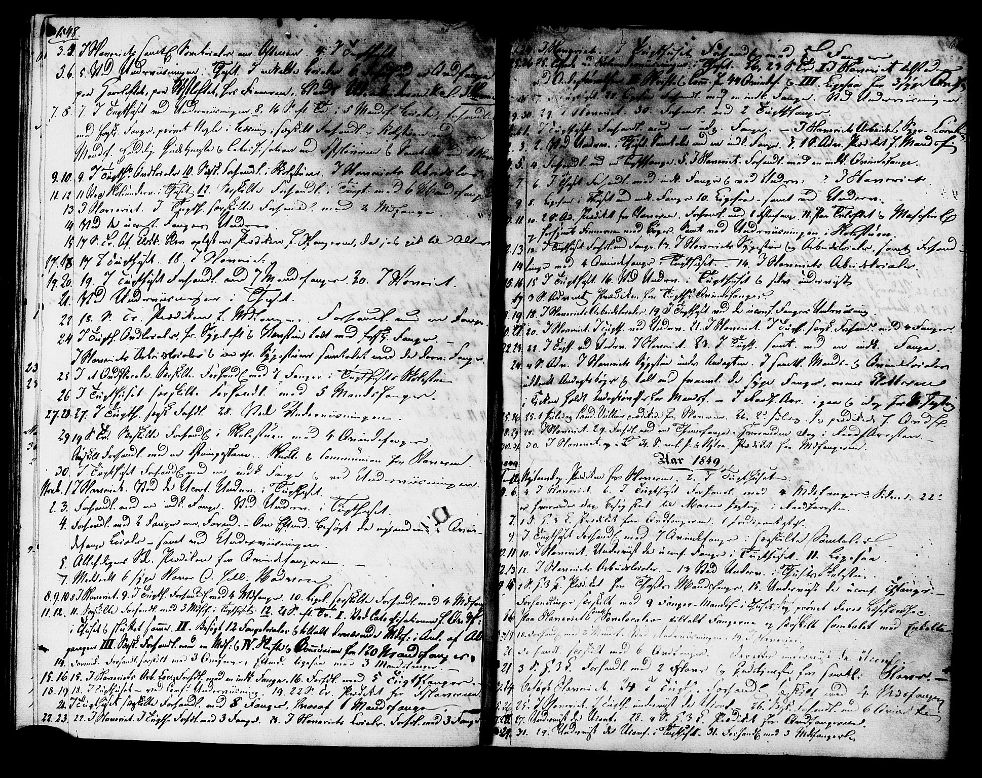 Ministerialprotokoller, klokkerbøker og fødselsregistre - Sør-Trøndelag, SAT/A-1456/624/L0480: Parish register (official) no. 624A01, 1841-1864, p. 62