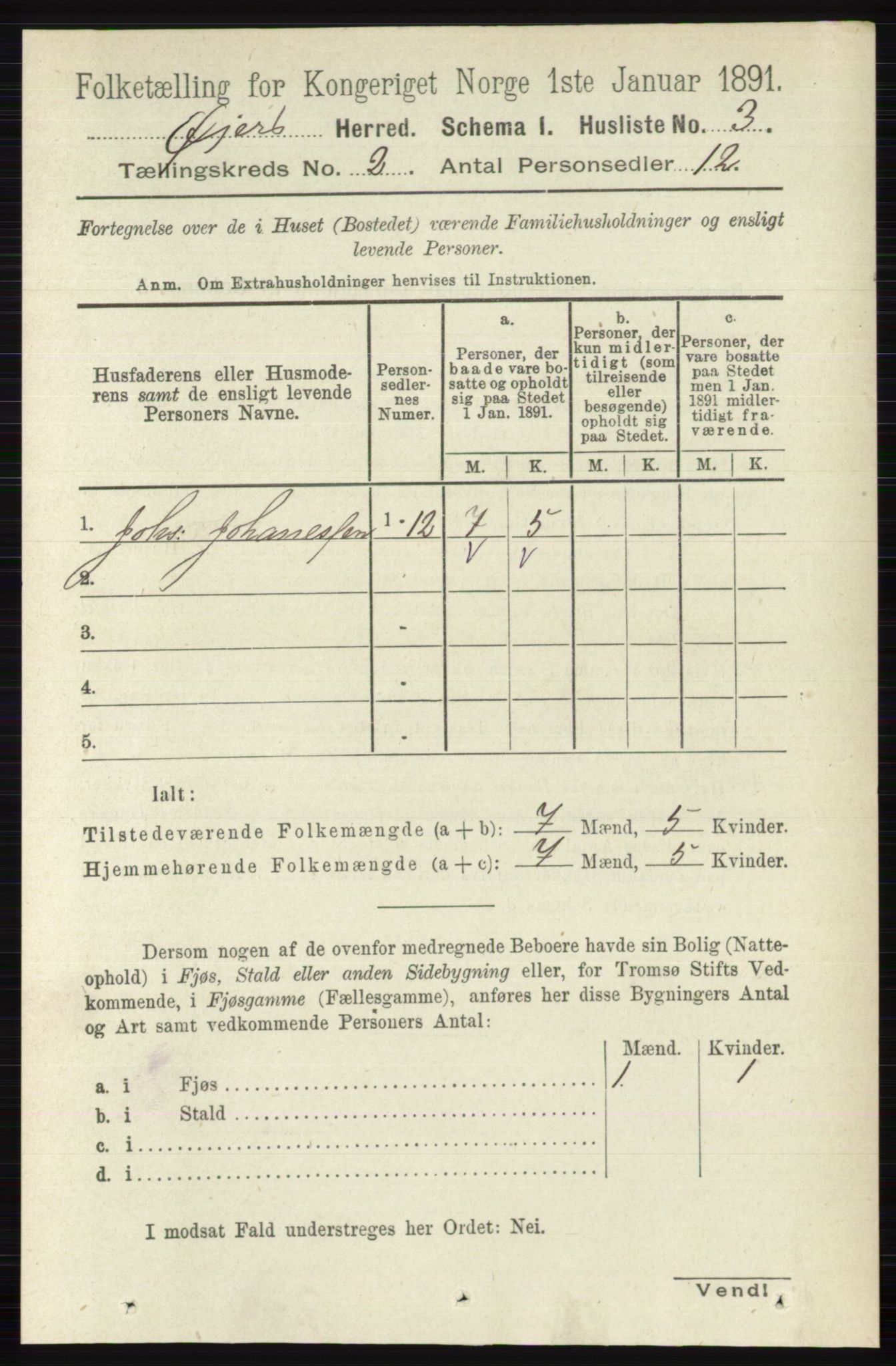 RA, 1891 census for 0521 Øyer, 1891, p. 456