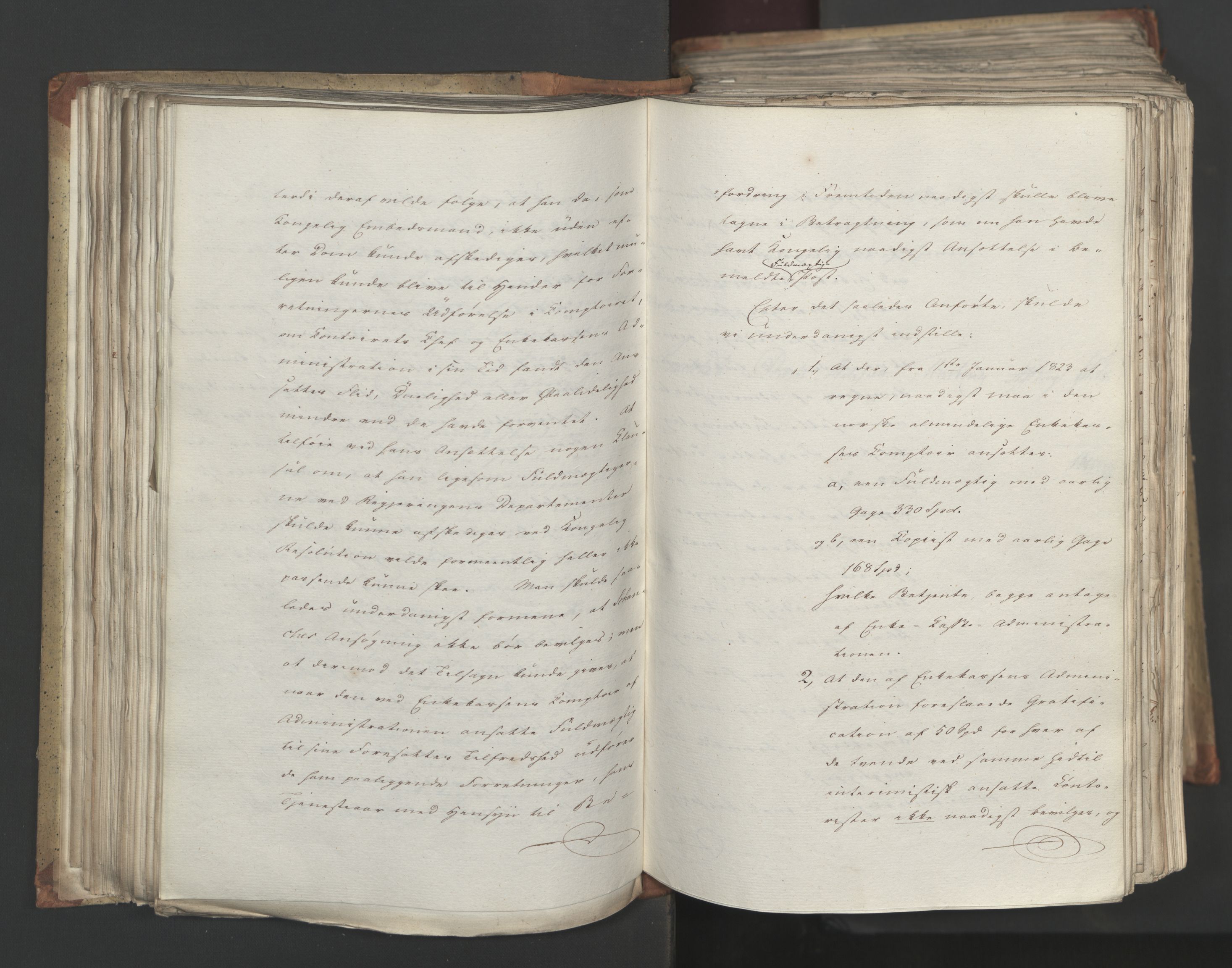 Statsrådsavdelingen i Stockholm, AV/RA-S-1003/D/Da/L0034: Regjeringsinnstillinger nr. 275-540, 1823, p. 179