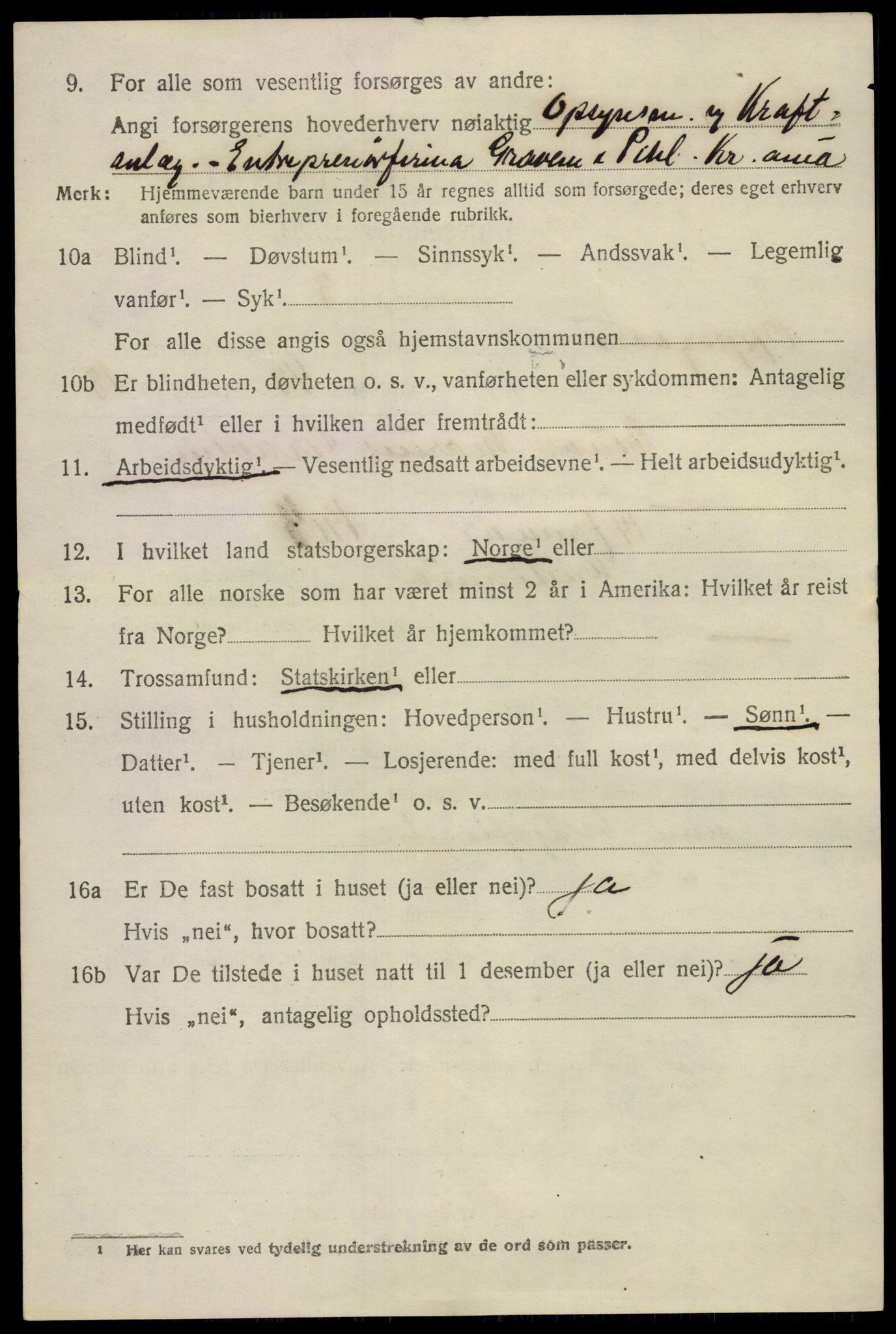 SAO, 1920 census for Oppegård, 1920, p. 4072