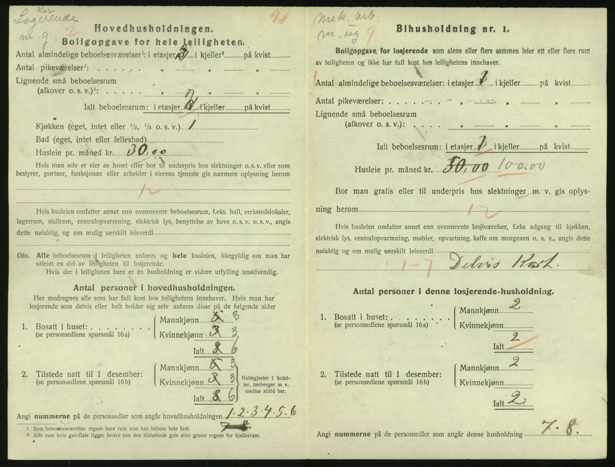 SAO, 1920 census for Kristiania, 1920, p. 97794