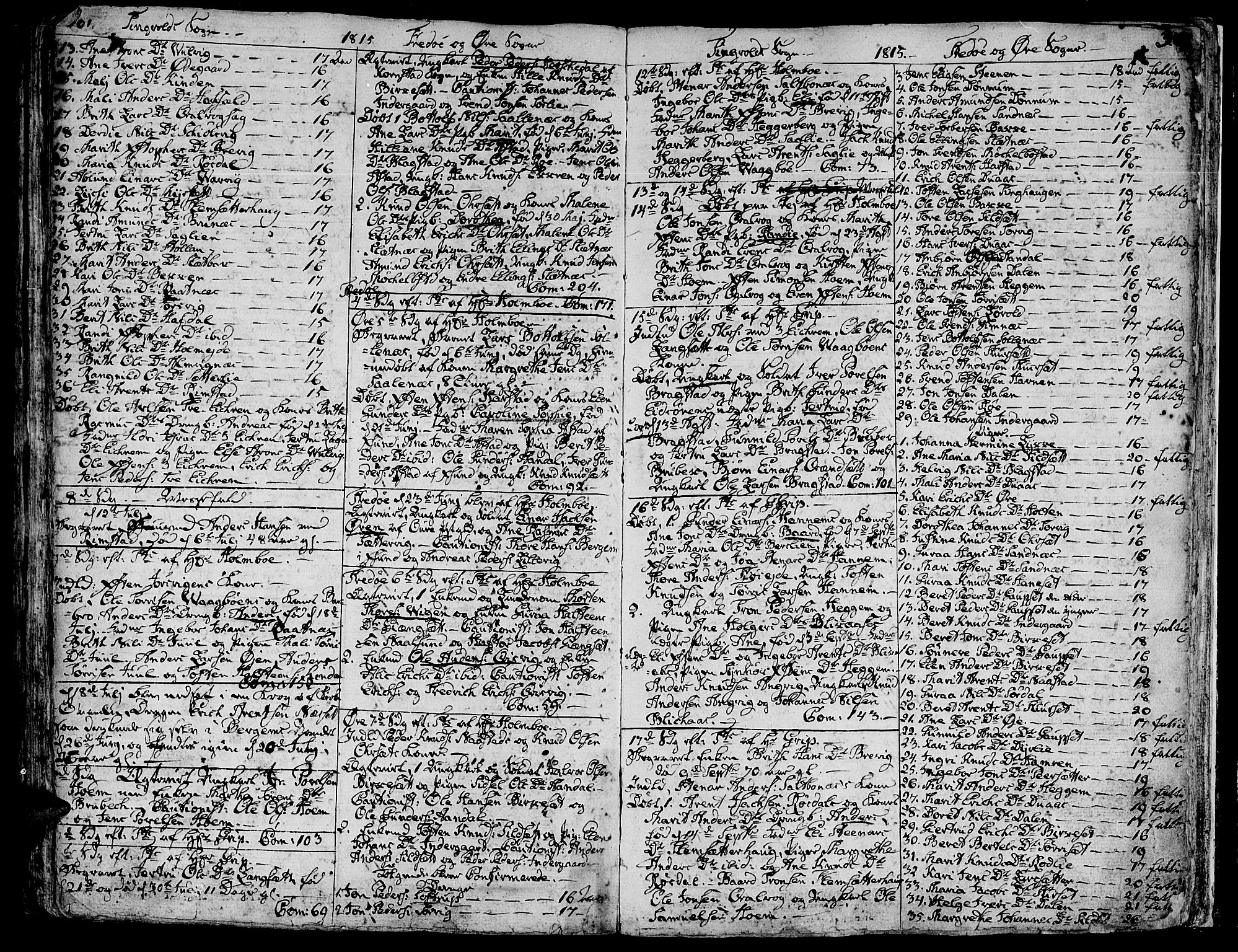 Ministerialprotokoller, klokkerbøker og fødselsregistre - Møre og Romsdal, SAT/A-1454/586/L0981: Parish register (official) no. 586A07, 1794-1819, p. 301-302