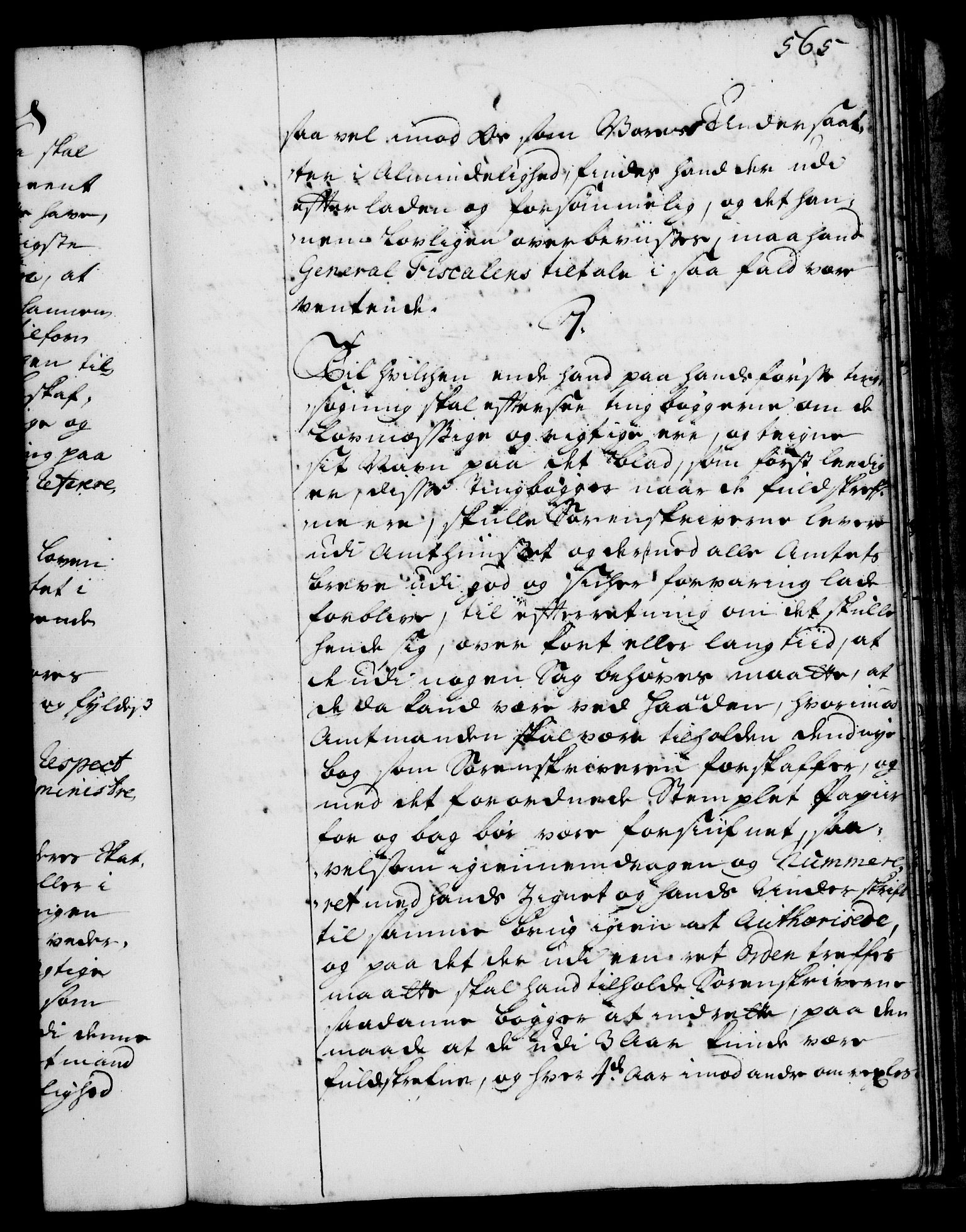 Rentekammeret, Kammerkanselliet, AV/RA-EA-3111/G/Gg/Ggi/L0001: Norsk instruksjonsprotokoll med register (merket RK 53.34), 1720-1729, p. 565