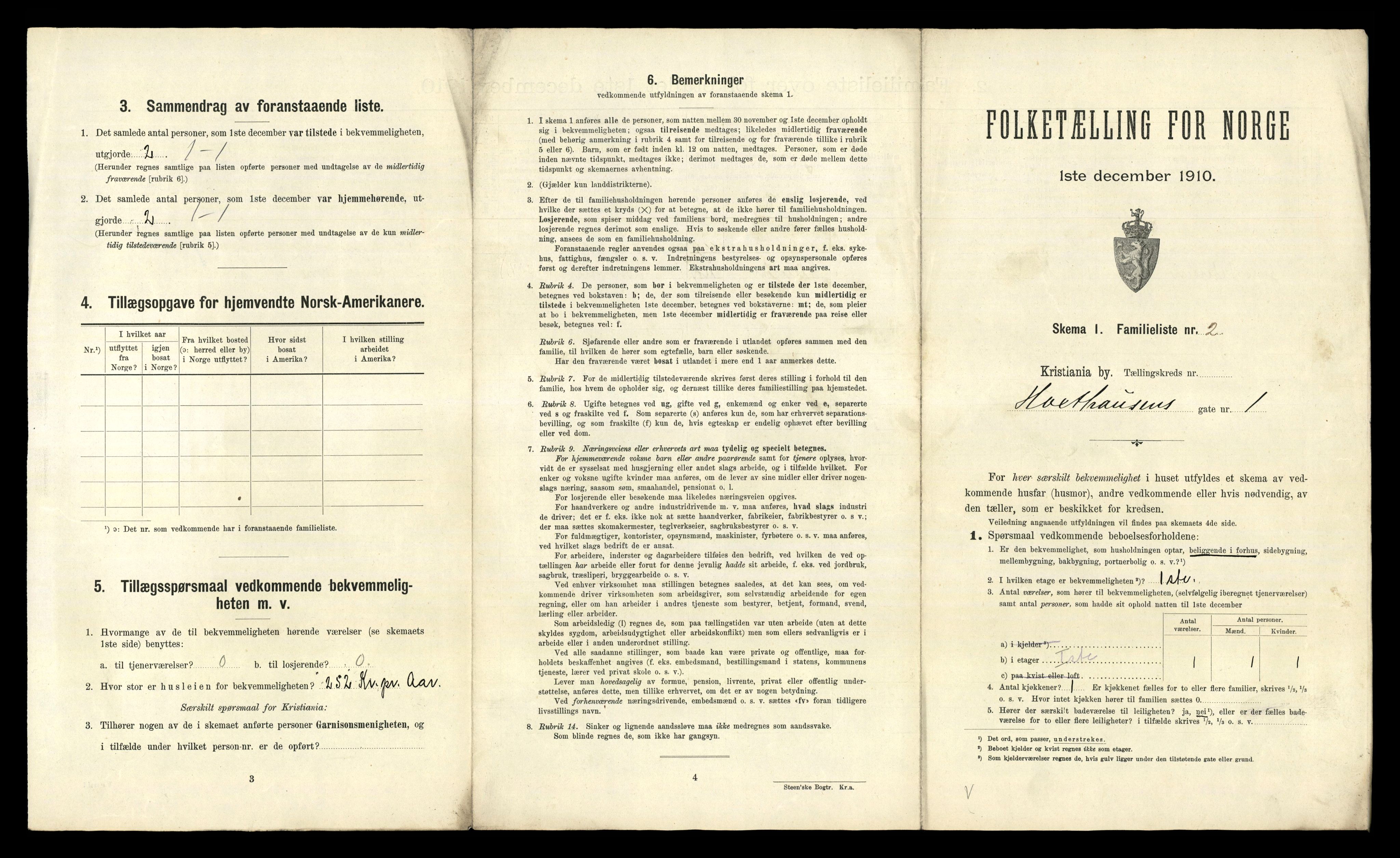 RA, 1910 census for Kristiania, 1910, p. 35401