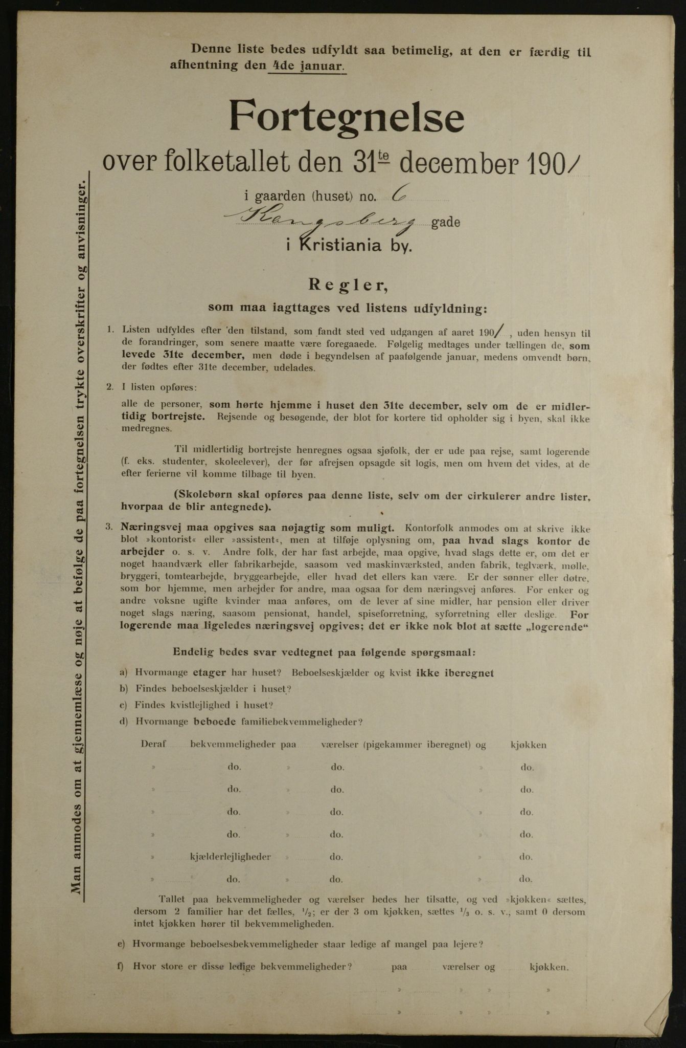 OBA, Municipal Census 1901 for Kristiania, 1901, p. 8201