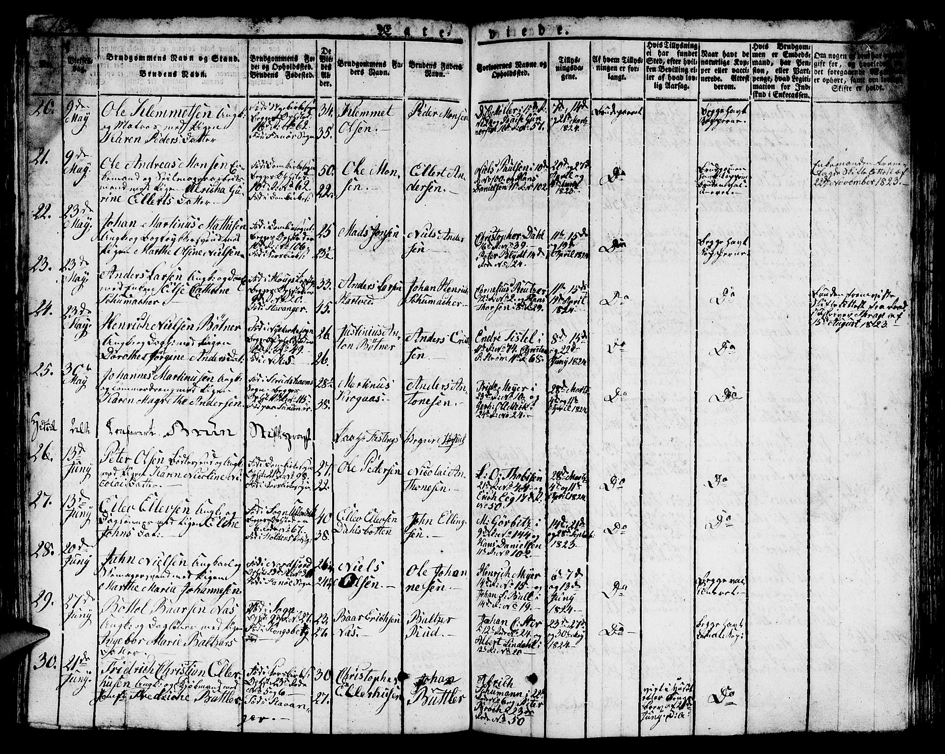 Domkirken sokneprestembete, AV/SAB-A-74801/H/Hab/L0002: Parish register (copy) no. A 2, 1821-1839, p. 397