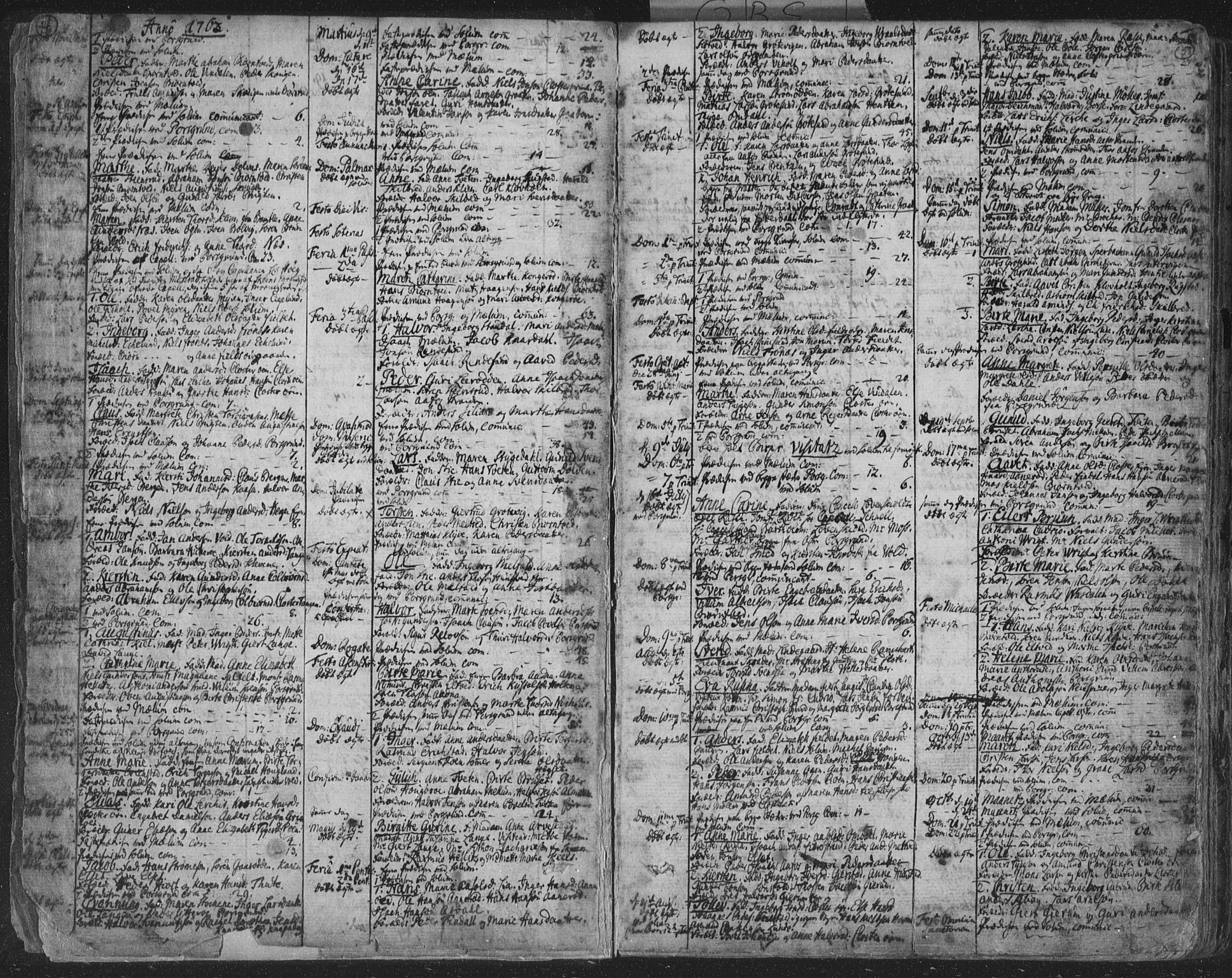 Solum kirkebøker, SAKO/A-306/F/Fa/L0003: Parish register (official) no. I 3, 1761-1814, p. 4-5
