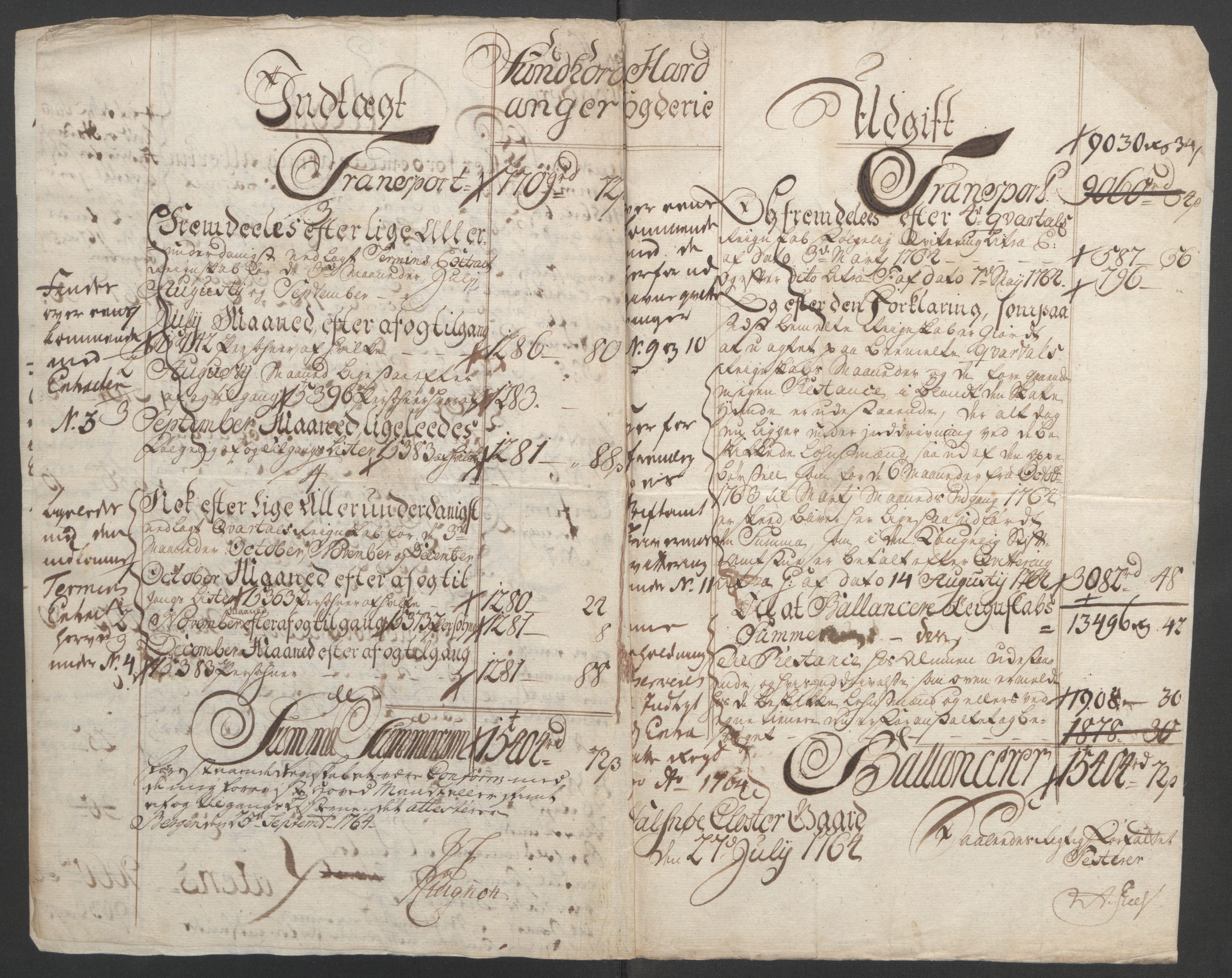 Rentekammeret inntil 1814, Reviderte regnskaper, Fogderegnskap, AV/RA-EA-4092/R48/L3136: Ekstraskatten Sunnhordland og Hardanger, 1762-1772, p. 17