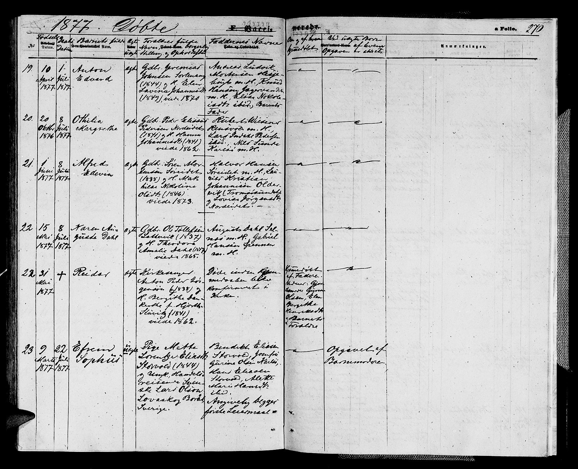 Karlsøy sokneprestembete, AV/SATØ-S-1299/H/Ha/Hab/L0003klokker: Parish register (copy) no. 3, 1862-1877, p. 276