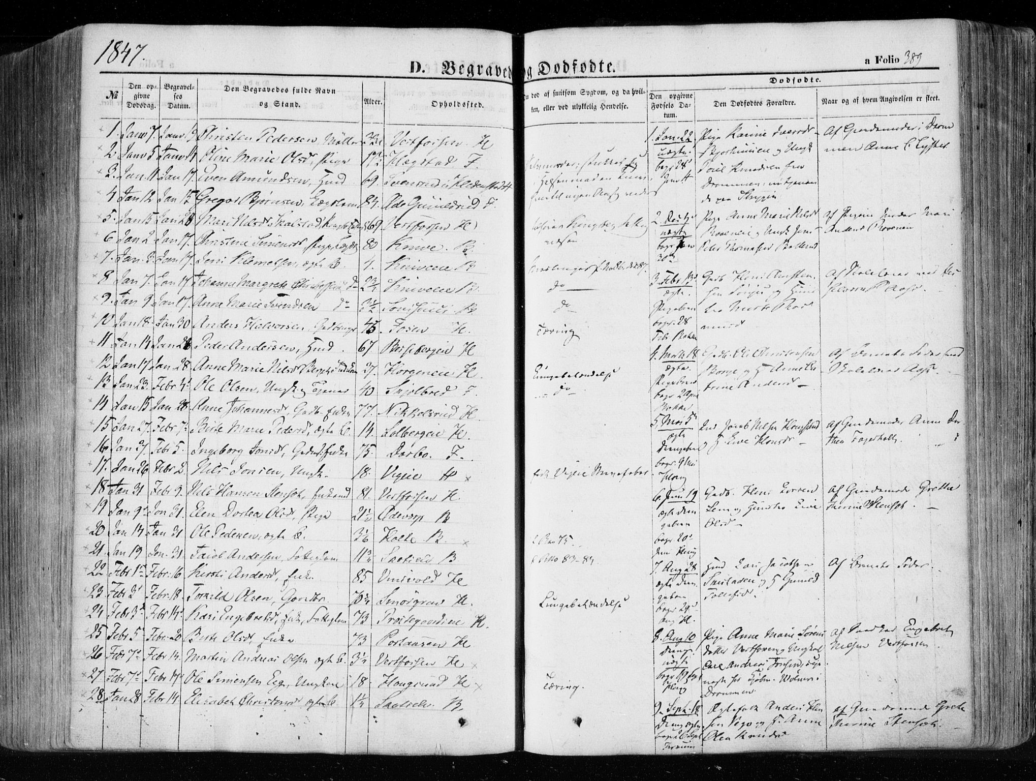 Eiker kirkebøker, SAKO/A-4/F/Fa/L0014: Parish register (official) no. I 14, 1846-1854, p. 389