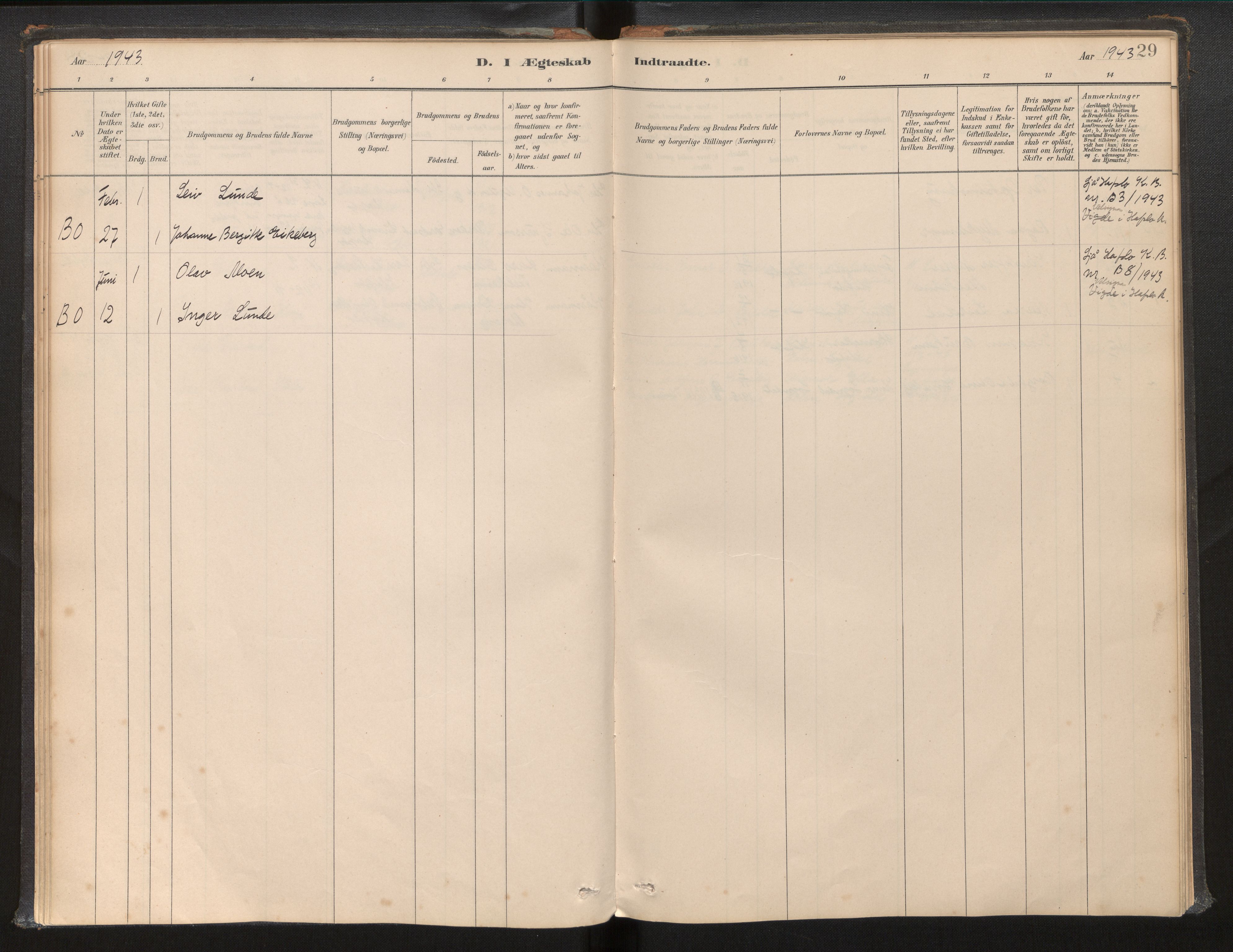 Jostedal sokneprestembete, SAB/A-80601/H/Haa/Haac/L0002: Parish register (official) no. C 2, 1881-2003, p. 29