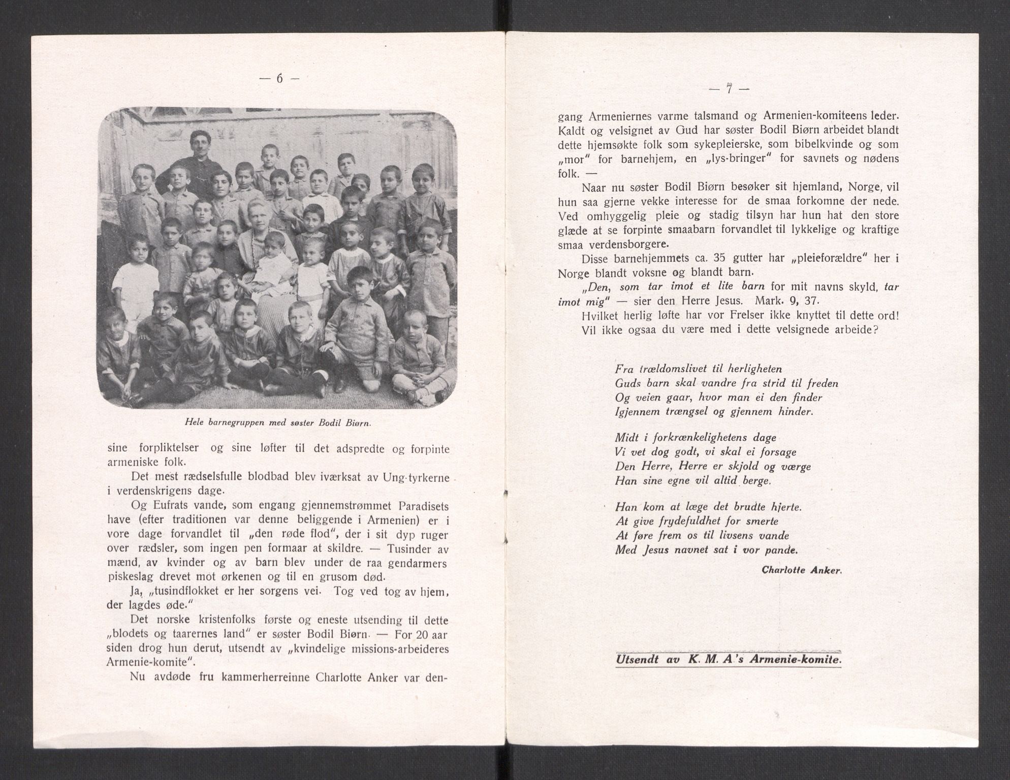 Kvinnelige Misjonsarbeidere, AV/RA-PA-0699/F/Fj/L0032/0002: Diverse /  Mindre  småskrifter, trykksaker, om Armenia, 1896-1905