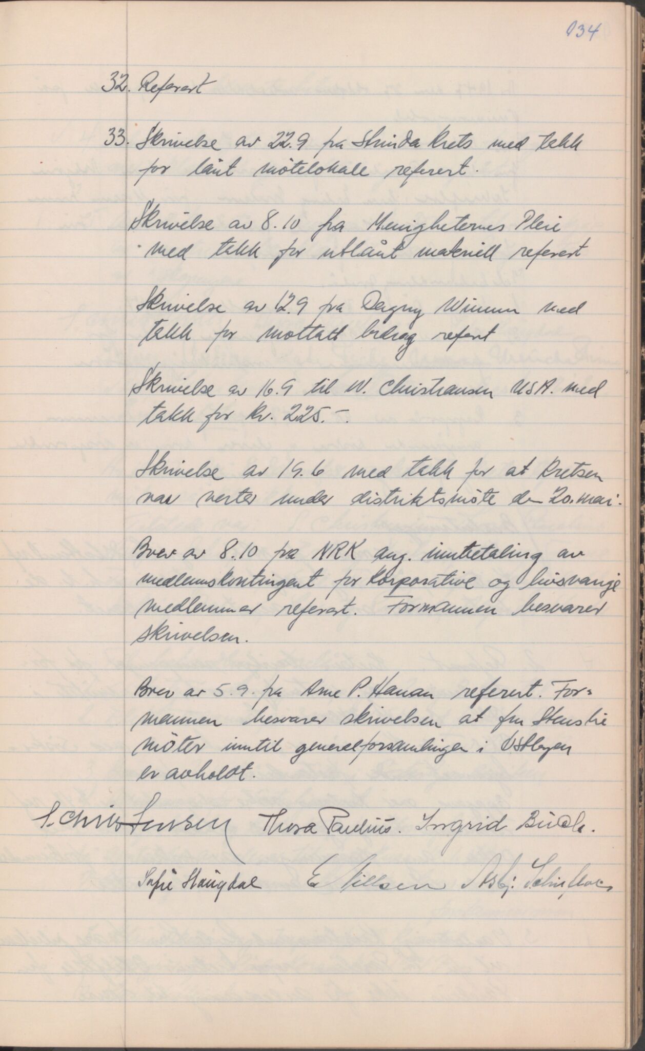 Trondheim Røde Kors, TRKO/PA-1204/A/Aa/L0003: Møtebok, 1942-1952, p. 137