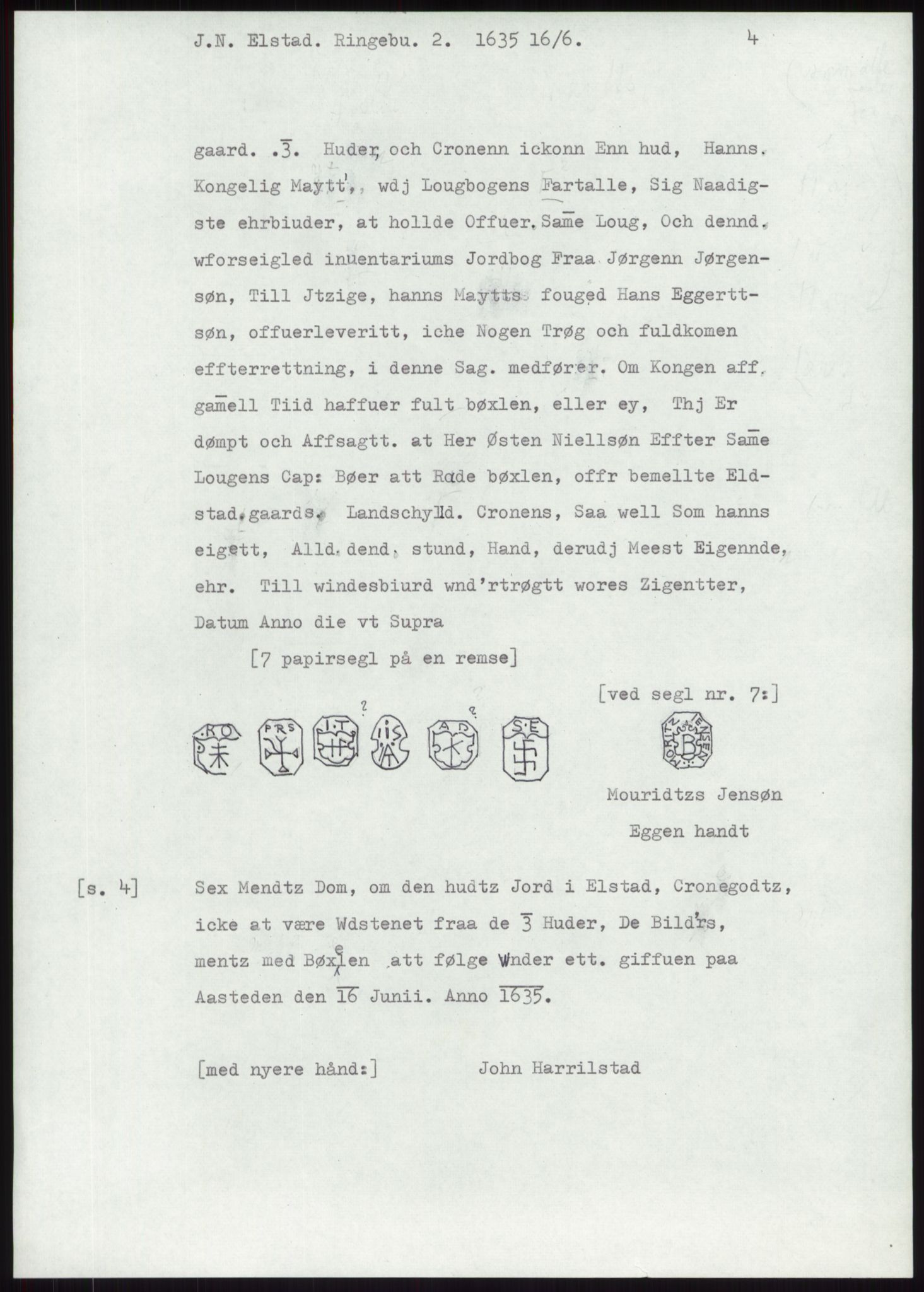 Samlinger til kildeutgivelse, Diplomavskriftsamlingen, RA/EA-4053/H/Ha, p. 1951
