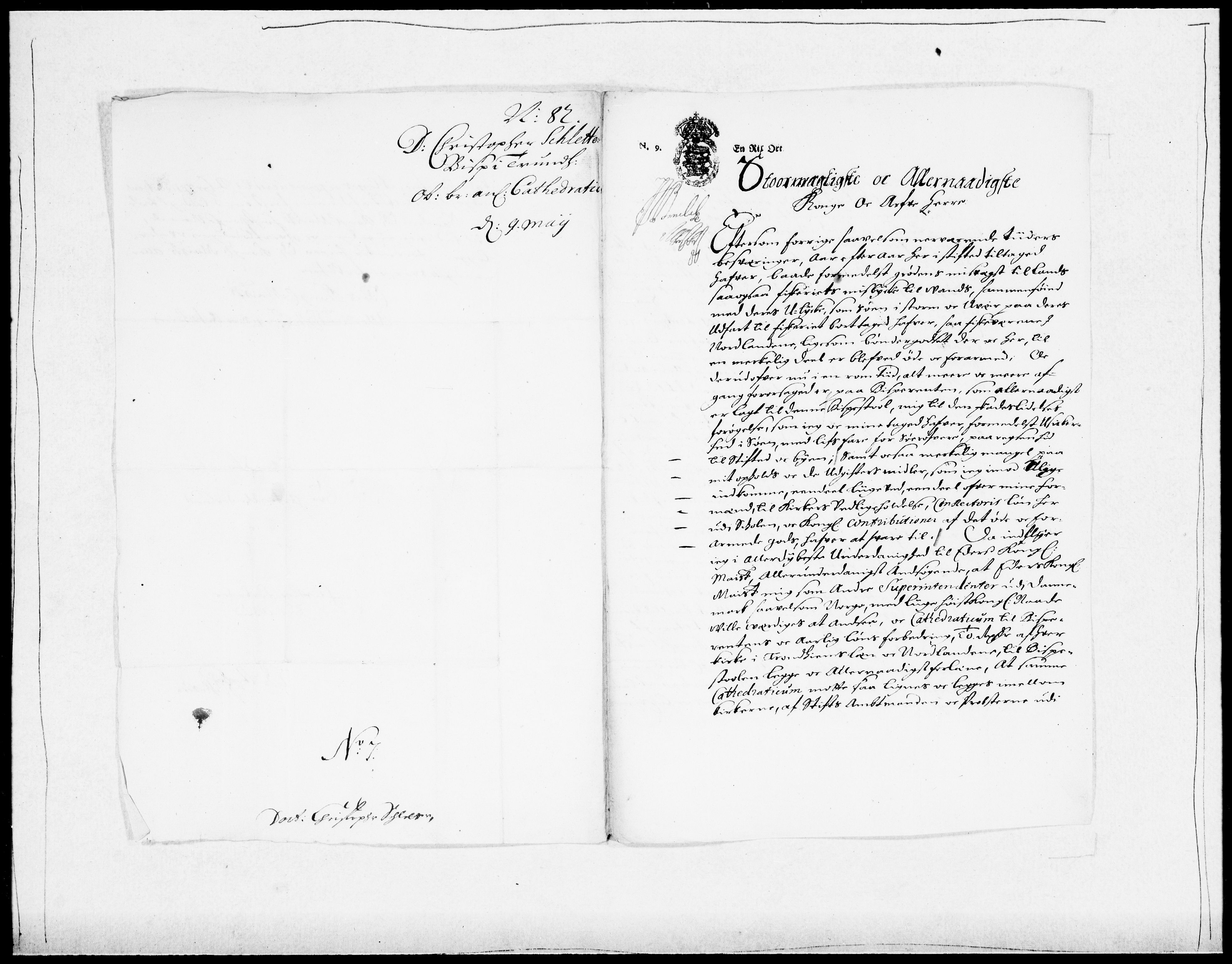 Danske Kanselli 1572-1799, AV/RA-EA-3023/F/Fc/Fcc/Fcca/L0035: Norske innlegg 1572-1799, 1682-1683, p. 16