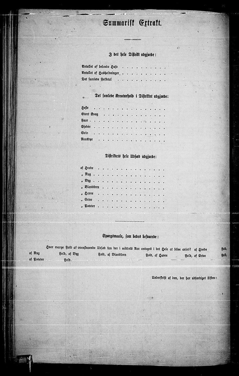 RA, 1865 census for Hole, 1865, p. 107