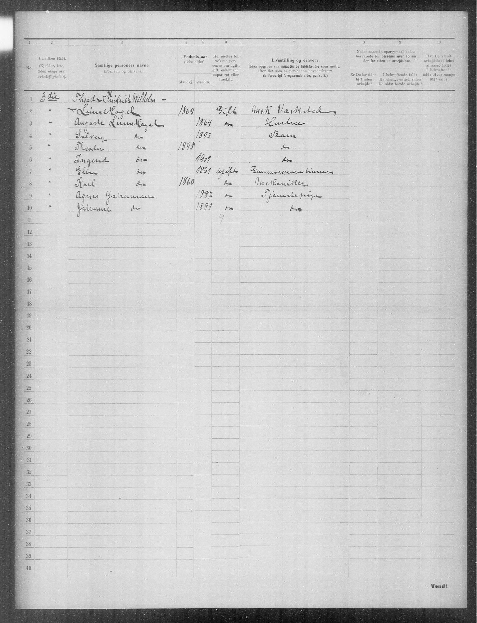 OBA, Municipal Census 1902 for Kristiania, 1902, p. 23457