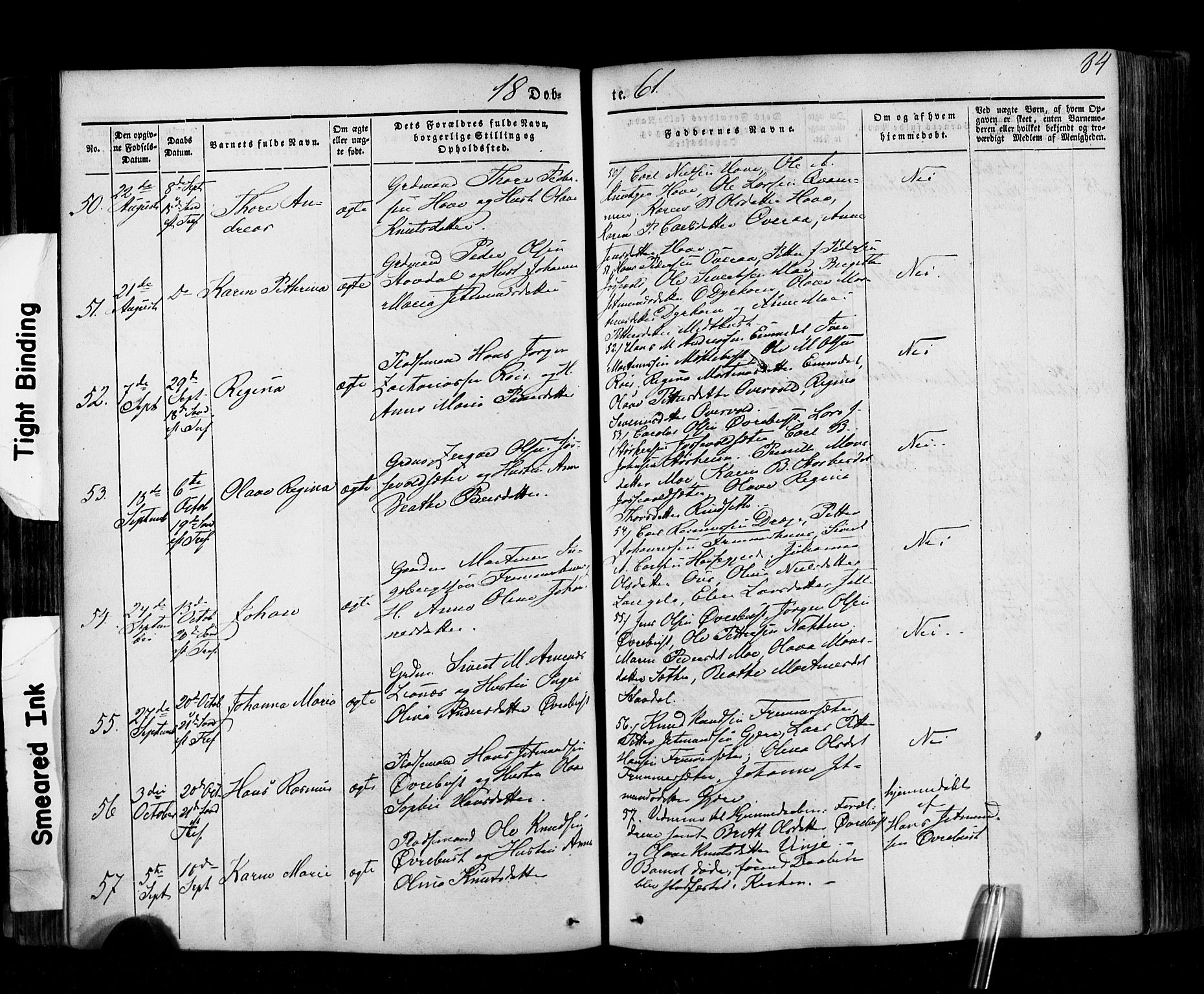 Ministerialprotokoller, klokkerbøker og fødselsregistre - Møre og Romsdal, AV/SAT-A-1454/520/L0275: Parish register (official) no. 520A05, 1844-1881, p. 84