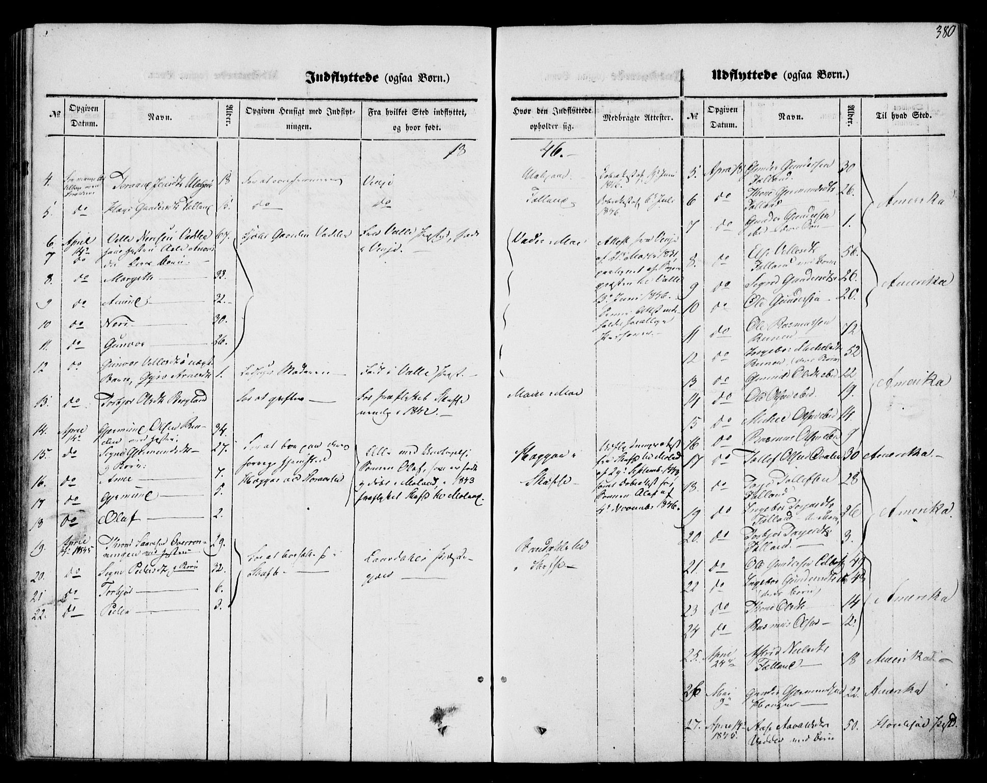 Mo kirkebøker, SAKO/A-286/F/Fa/L0005: Parish register (official) no. I 5, 1844-1864, p. 380