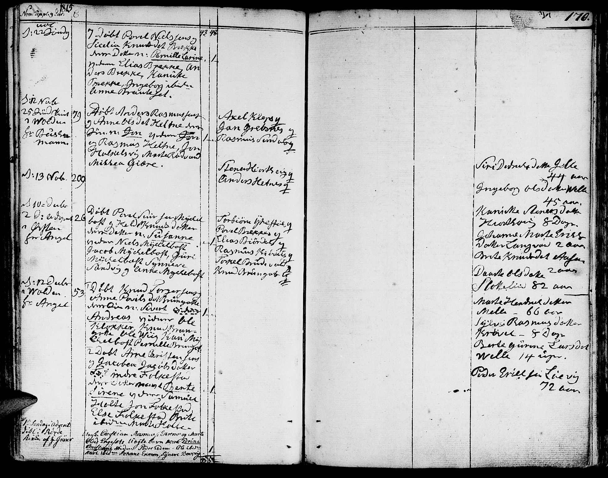 Ministerialprotokoller, klokkerbøker og fødselsregistre - Møre og Romsdal, AV/SAT-A-1454/511/L0137: Parish register (official) no. 511A04, 1787-1816, p. 170