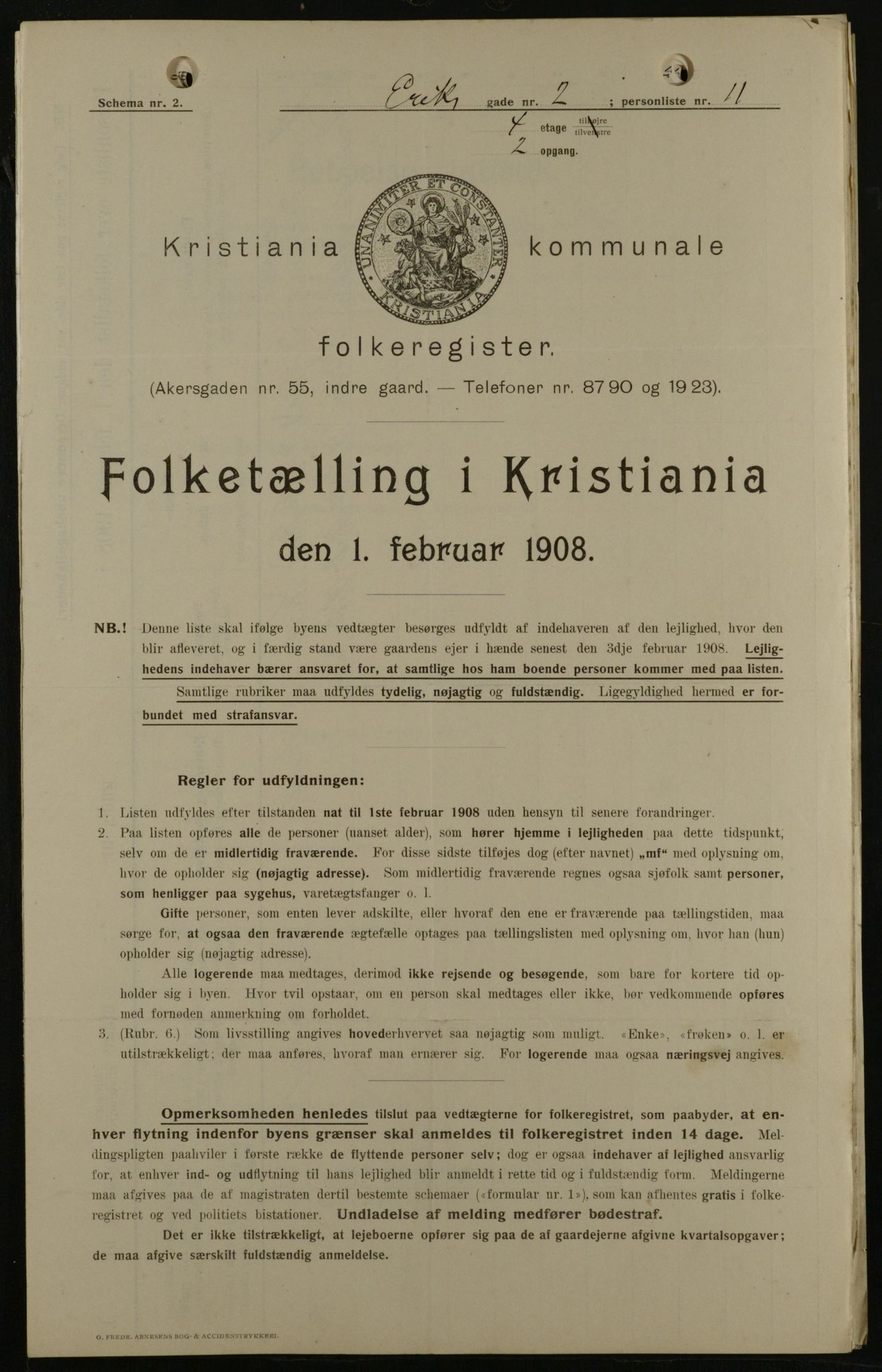 OBA, Municipal Census 1908 for Kristiania, 1908, p. 17971