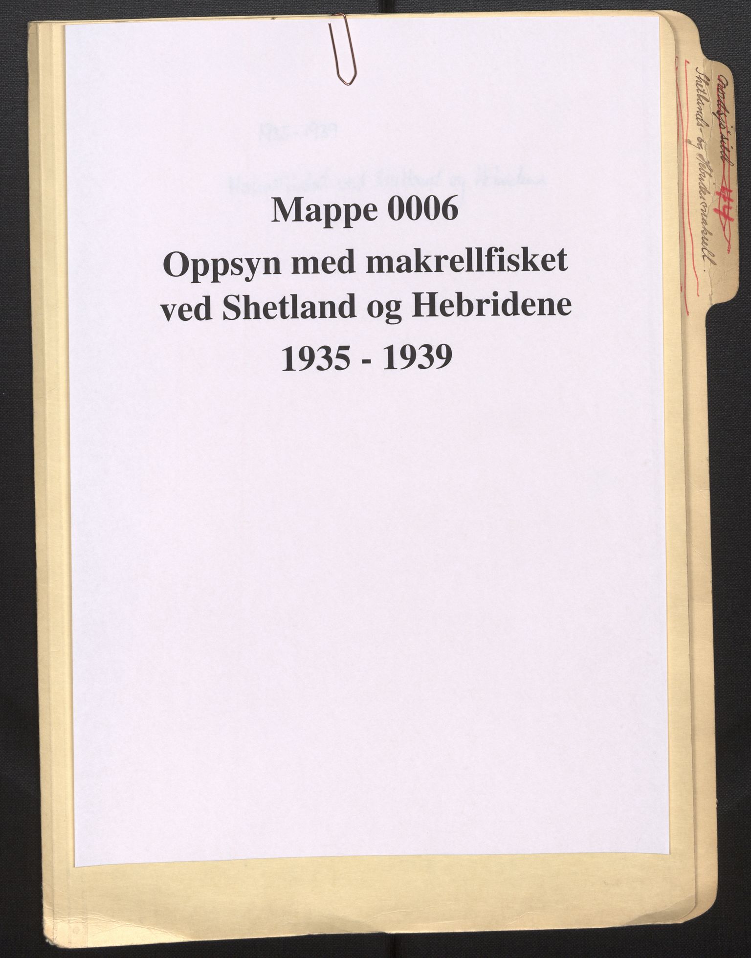 Fiskeridirektoratet - 1 Adm. ledelse - 13B Kontoret for fiskerilovgivning, oppsyn og undervisning, AV/SAB-A-2004/H/L0003: Fiskerioppsyn, 1922-1955, p. 395