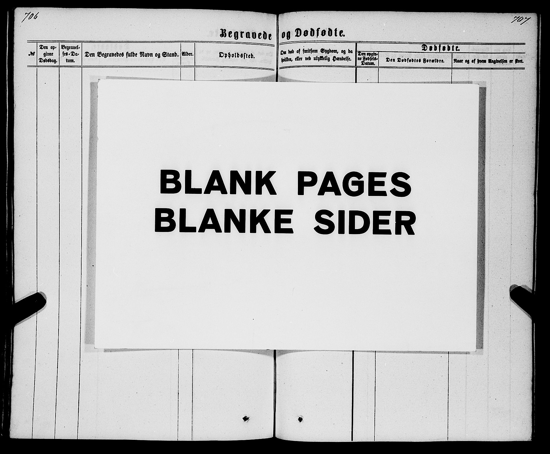Eid sokneprestembete, AV/SAB-A-82301/H/Haa/Haaa/L0009: Parish register (official) no. A 9, 1861-1868, p. 706-707