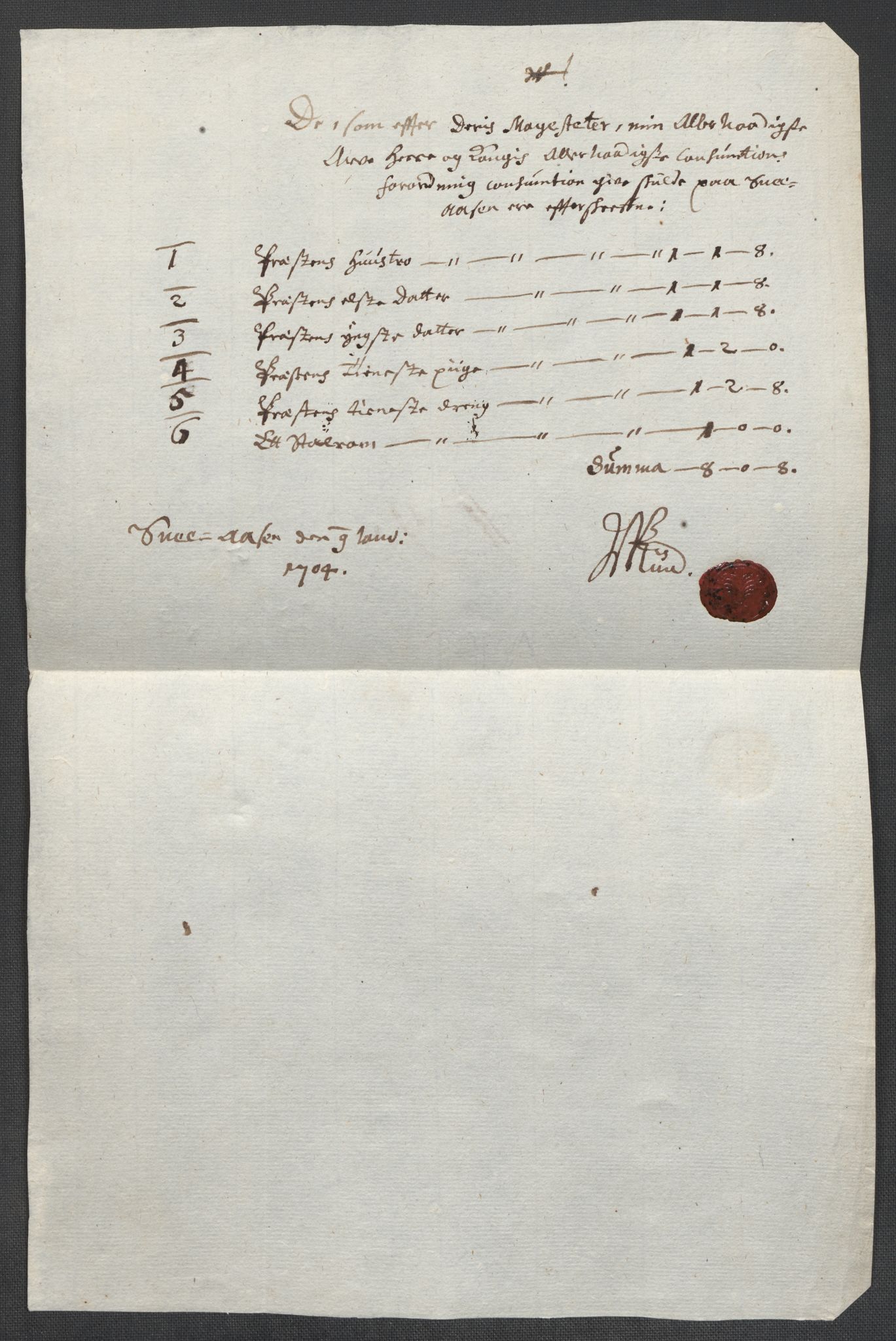 Rentekammeret inntil 1814, Reviderte regnskaper, Fogderegnskap, RA/EA-4092/R63/L4313: Fogderegnskap Inderøy, 1703-1704, p. 492