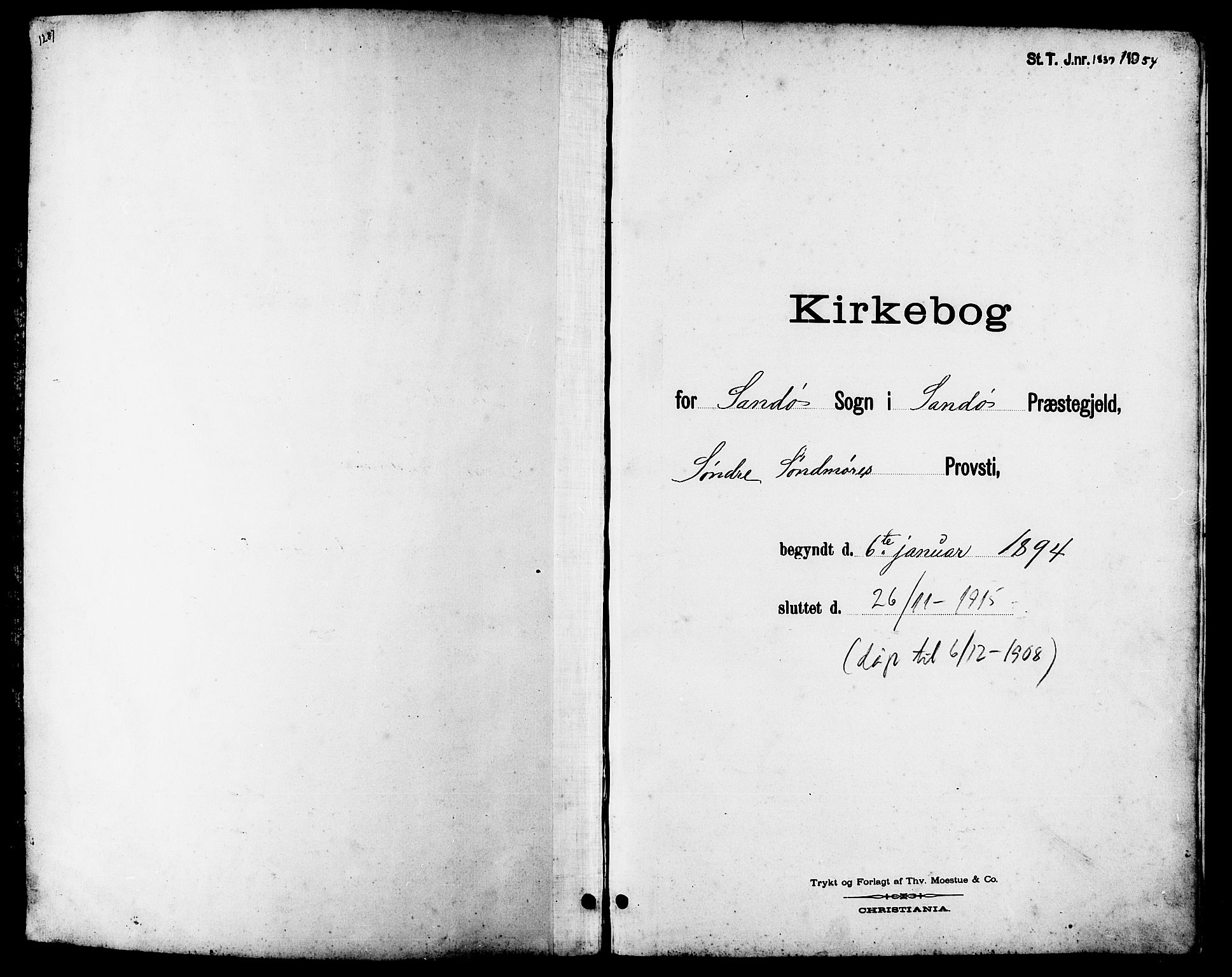 Ministerialprotokoller, klokkerbøker og fødselsregistre - Møre og Romsdal, SAT/A-1454/503/L0049: Parish register (copy) no. 503C04, 1894-1915
