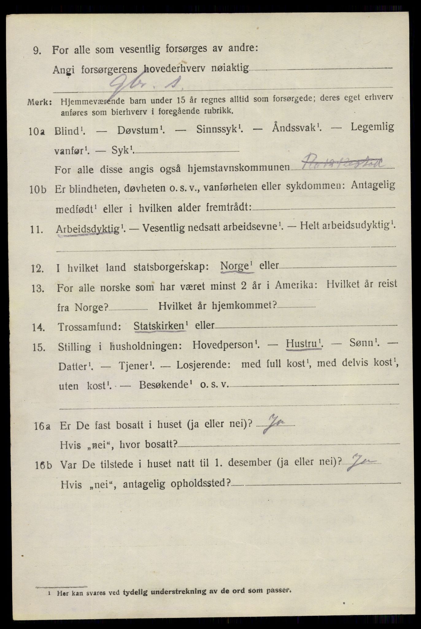 SAO, 1920 census for Rakkestad, 1920, p. 3378