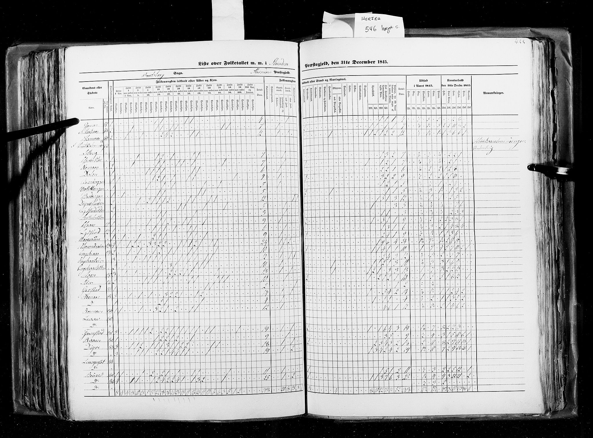 RA, Census 1845, vol. 8: Romsdal amt og Søndre Trondhjems amt, 1845, p. 444