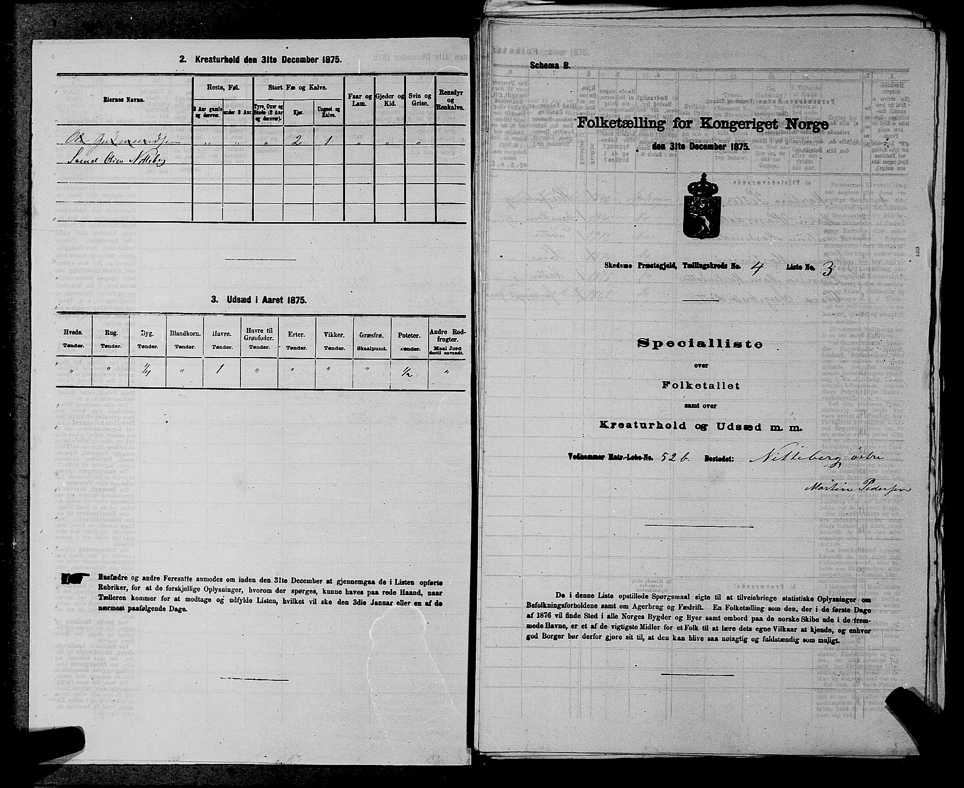 RA, 1875 census for 0231P Skedsmo, 1875, p. 514