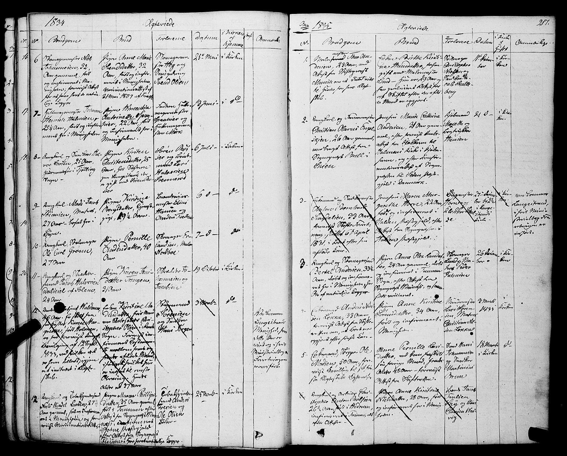 Larvik kirkebøker, SAKO/A-352/F/Fa/L0002: Parish register (official) no. I 2, 1825-1847, p. 217