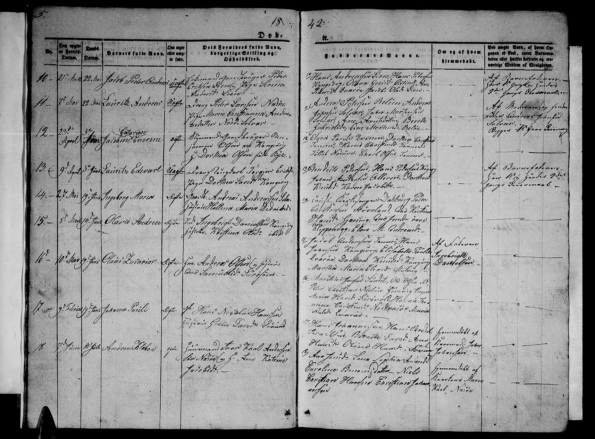 Ministerialprotokoller, klokkerbøker og fødselsregistre - Nordland, AV/SAT-A-1459/839/L0572: Parish register (copy) no. 839C02, 1841-1873, p. 5