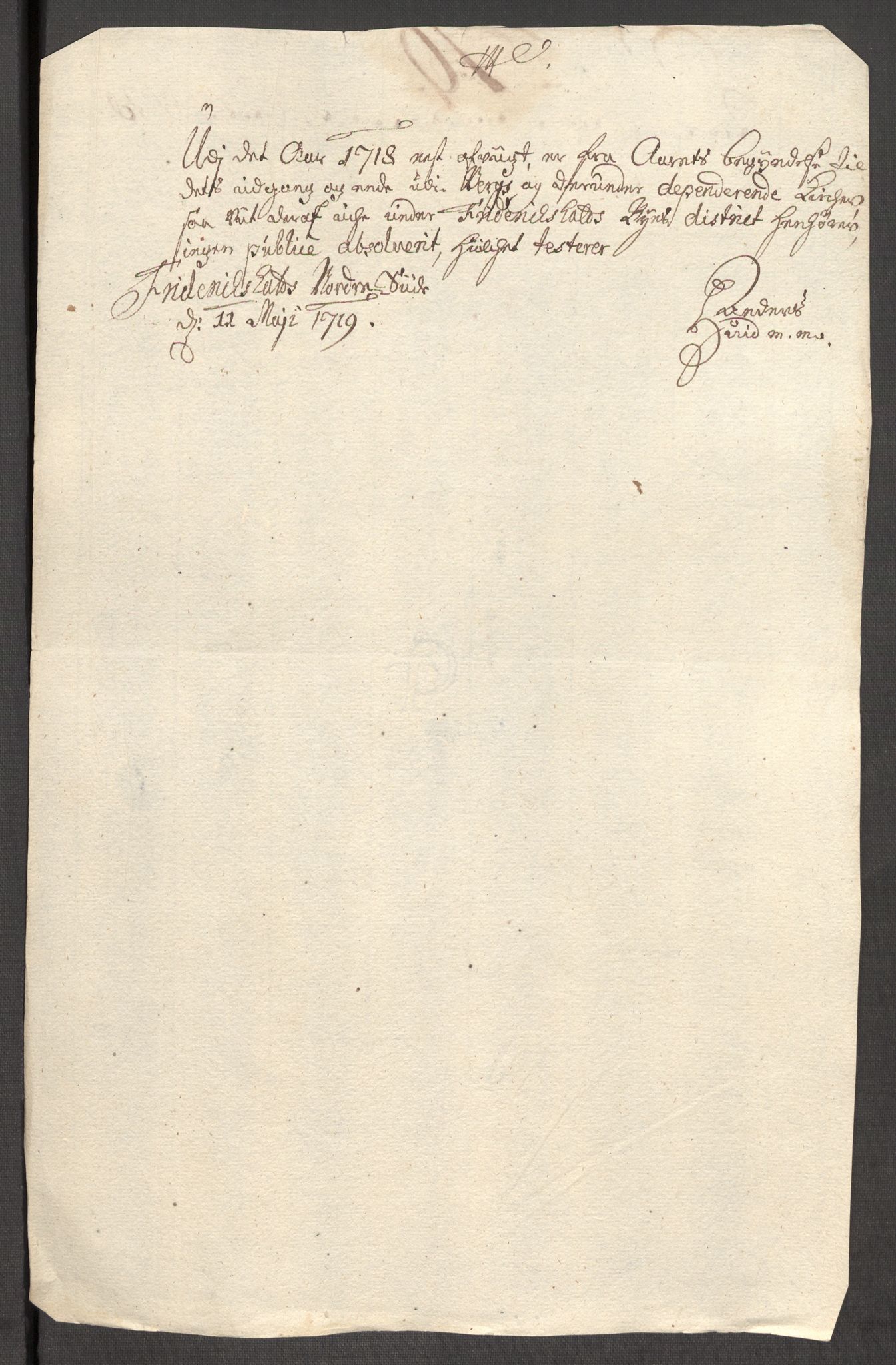 Rentekammeret inntil 1814, Reviderte regnskaper, Fogderegnskap, AV/RA-EA-4092/R01/L0024: Fogderegnskap Idd og Marker, 1717-1718, p. 284