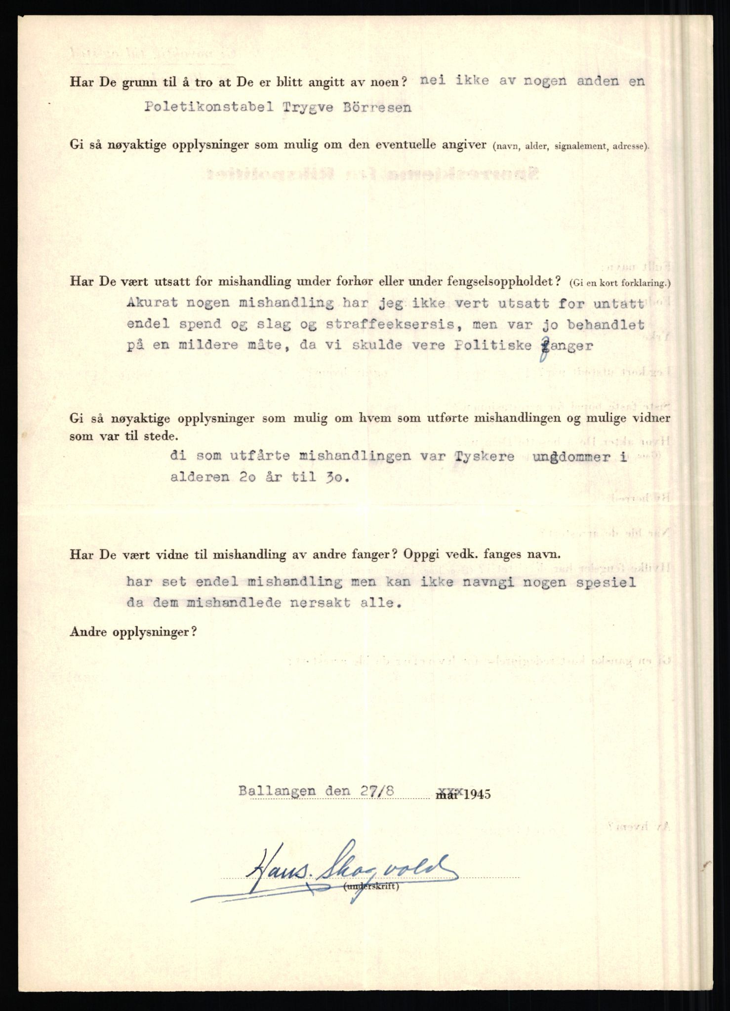 Rikspolitisjefen, AV/RA-S-1560/L/L0015: Scharff, Carlo Max - Stephensen, Gudrun, 1940-1945, p. 503