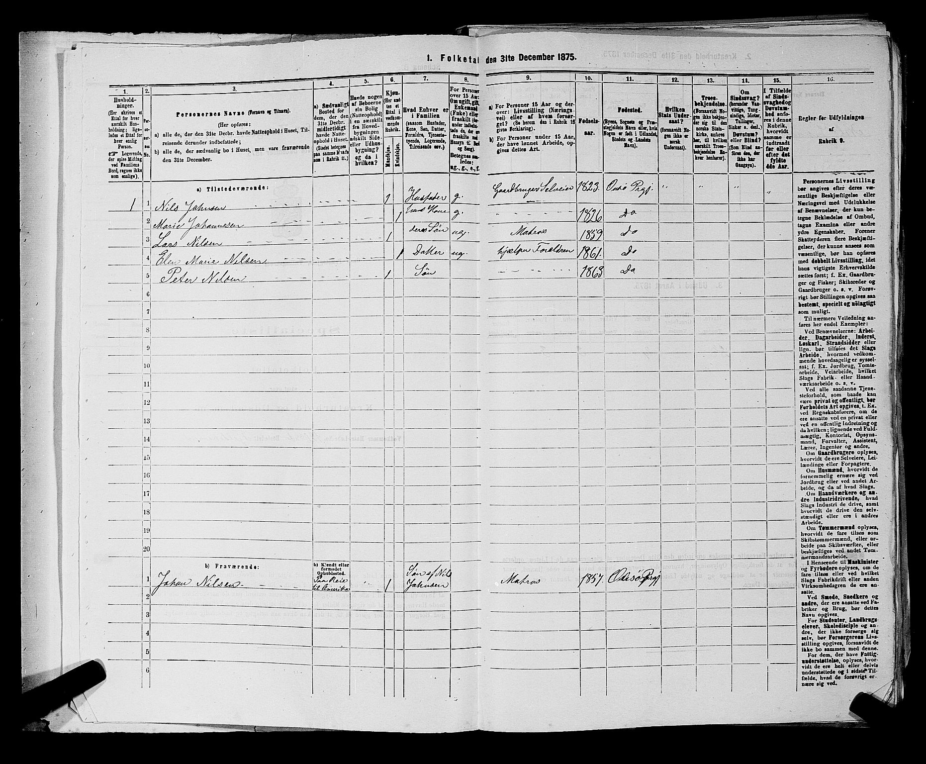 RA, 1875 census for 0134P Onsøy, 1875, p. 1002