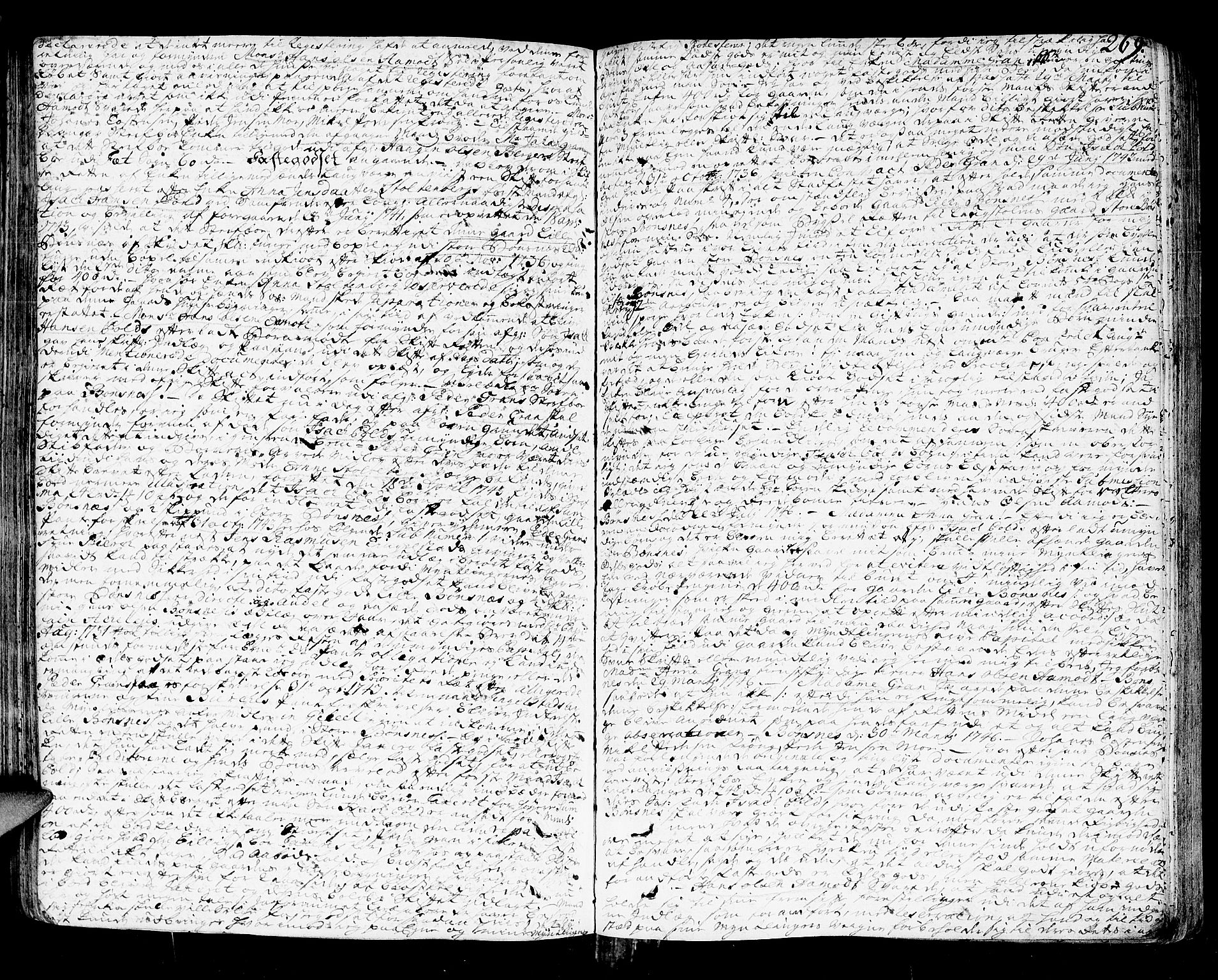 Ringerike og Hallingdal sorenskriveri, SAKO/A-81/H/Ha/L0014: Skifteprotokoll, 1744-1749, p. 268b-269a